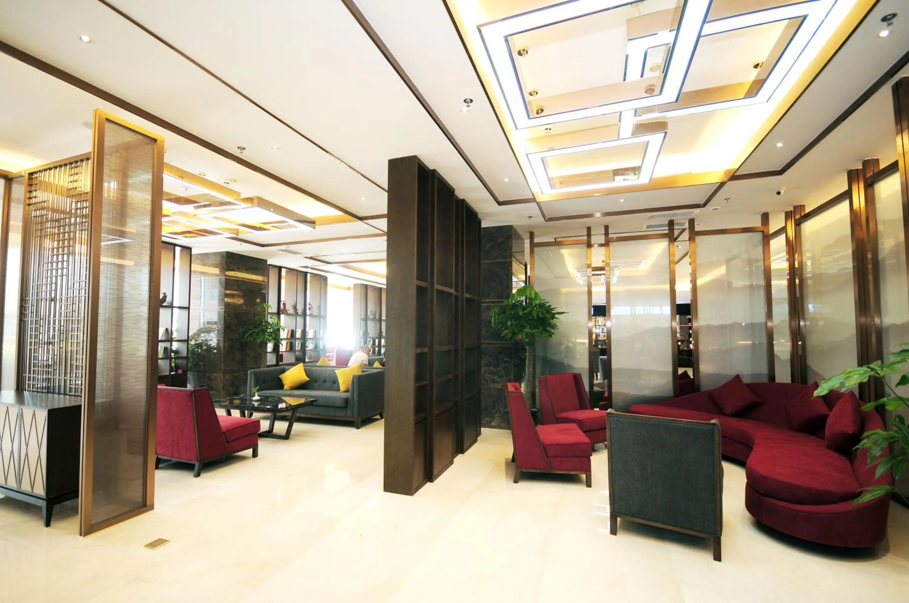 Lobby or reception in Airport Jianguo Hotel