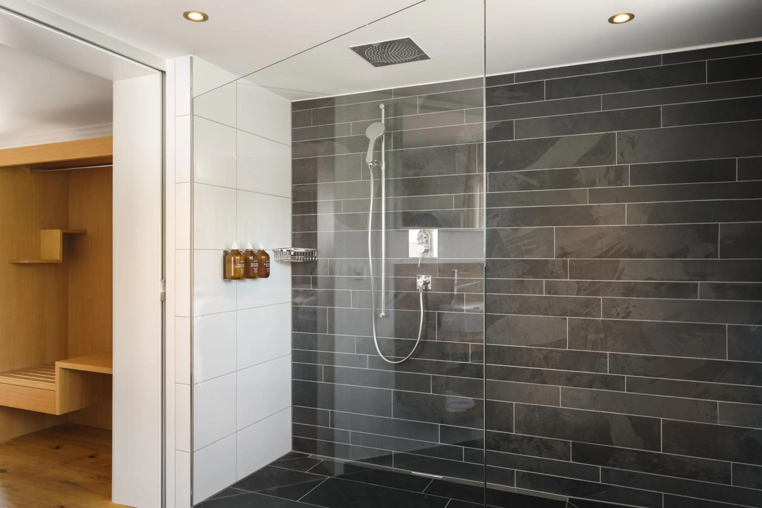 Shower in Boutique Hotel Moosegg