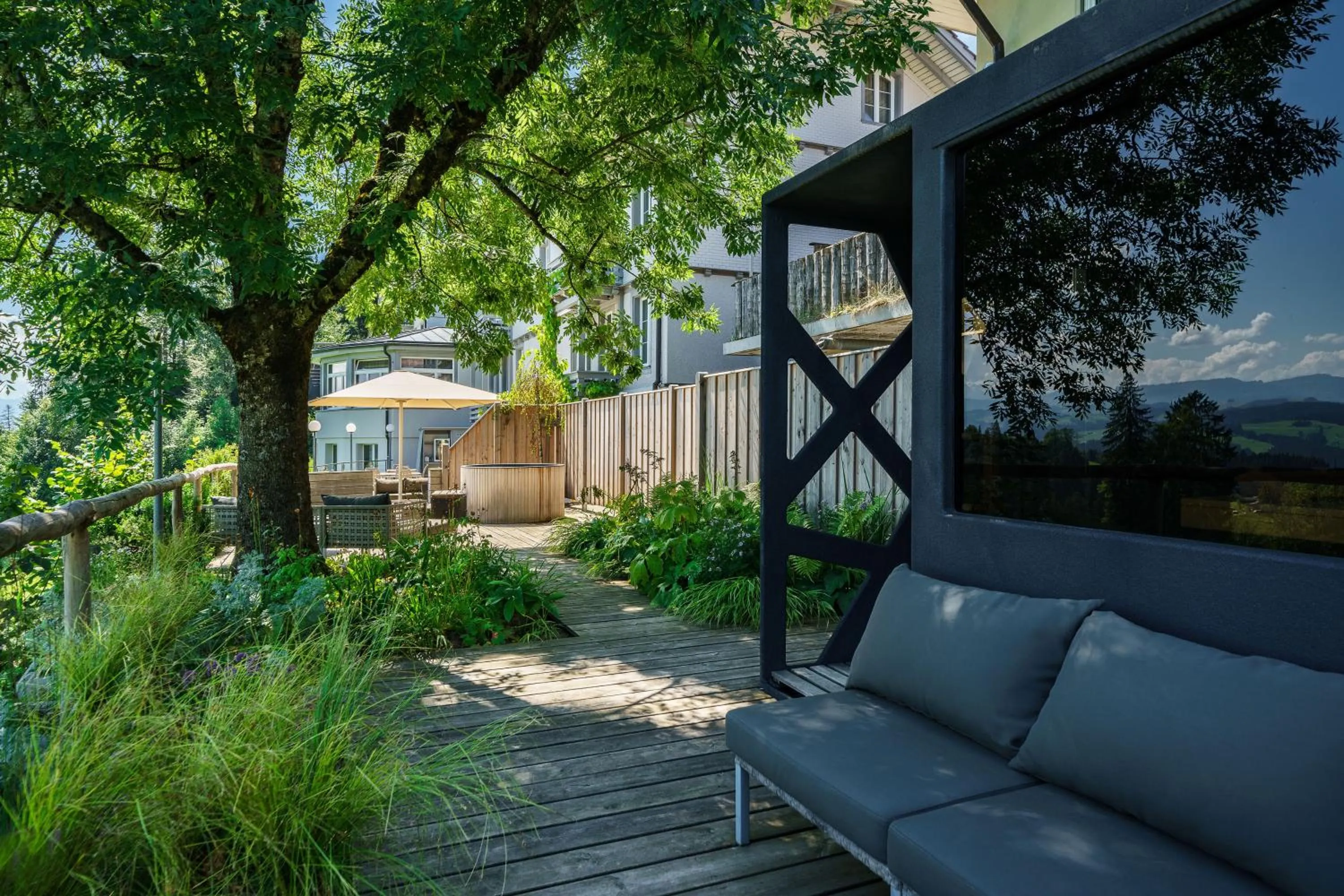 Natural landscape in Boutique Hotel Moosegg