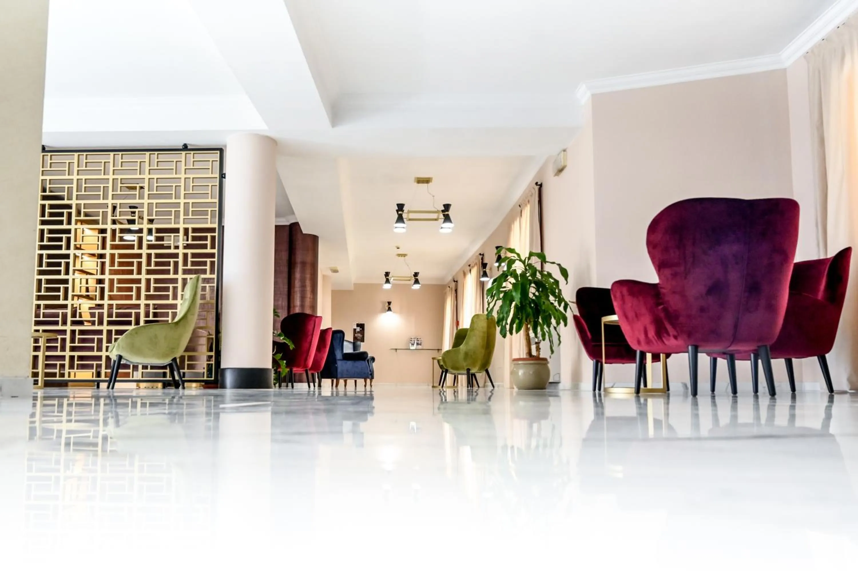 Lobby or reception in Roma Domus Hotel