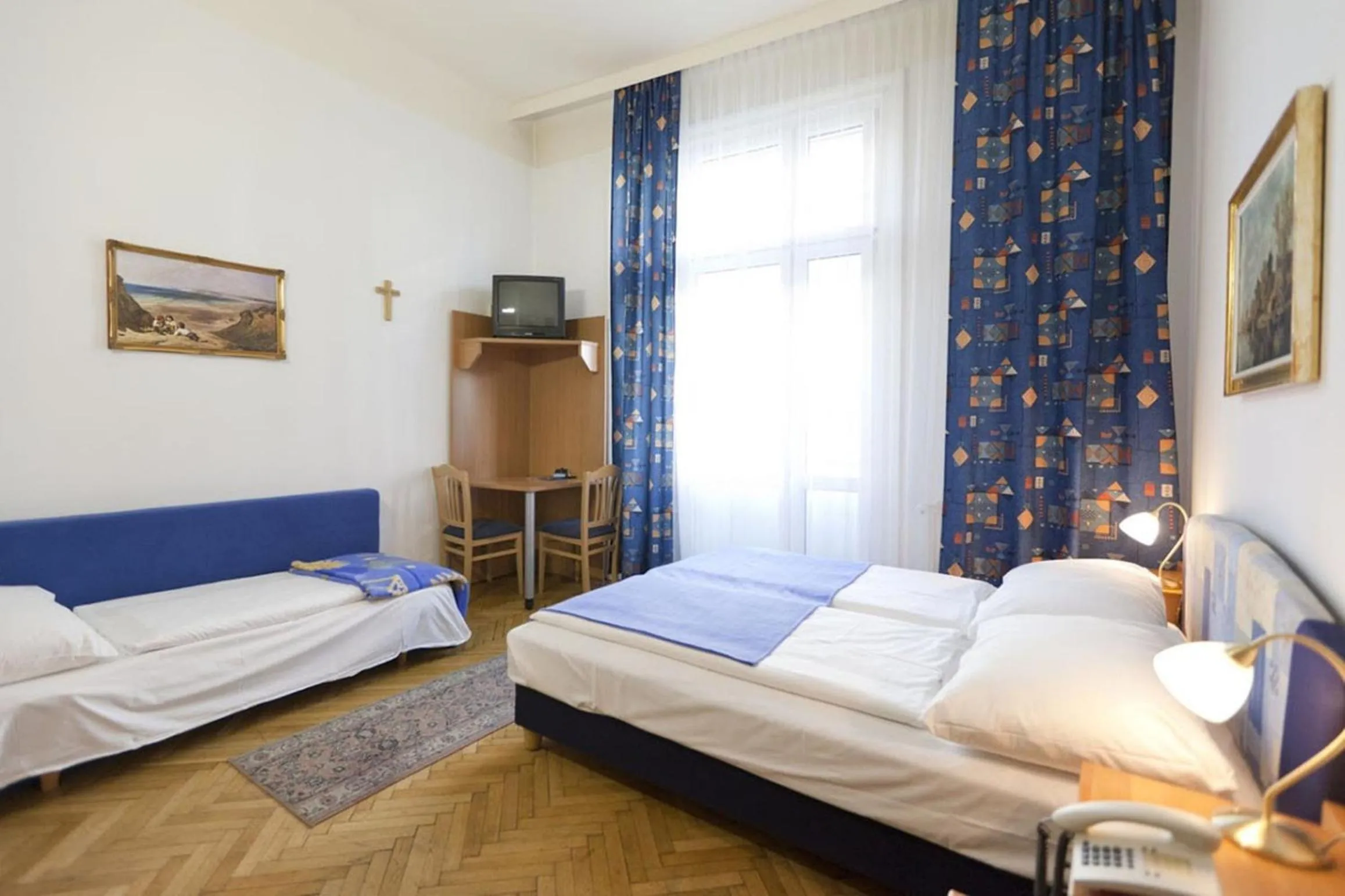 Bed in Hotel-Pension Bleckmann