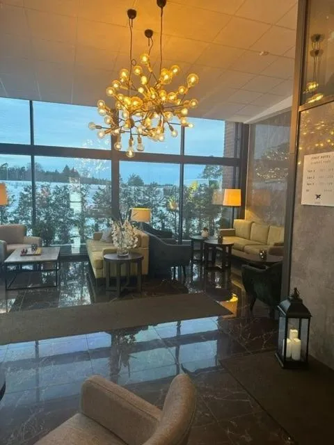 Lobby or reception in Almnäs Park Hotel