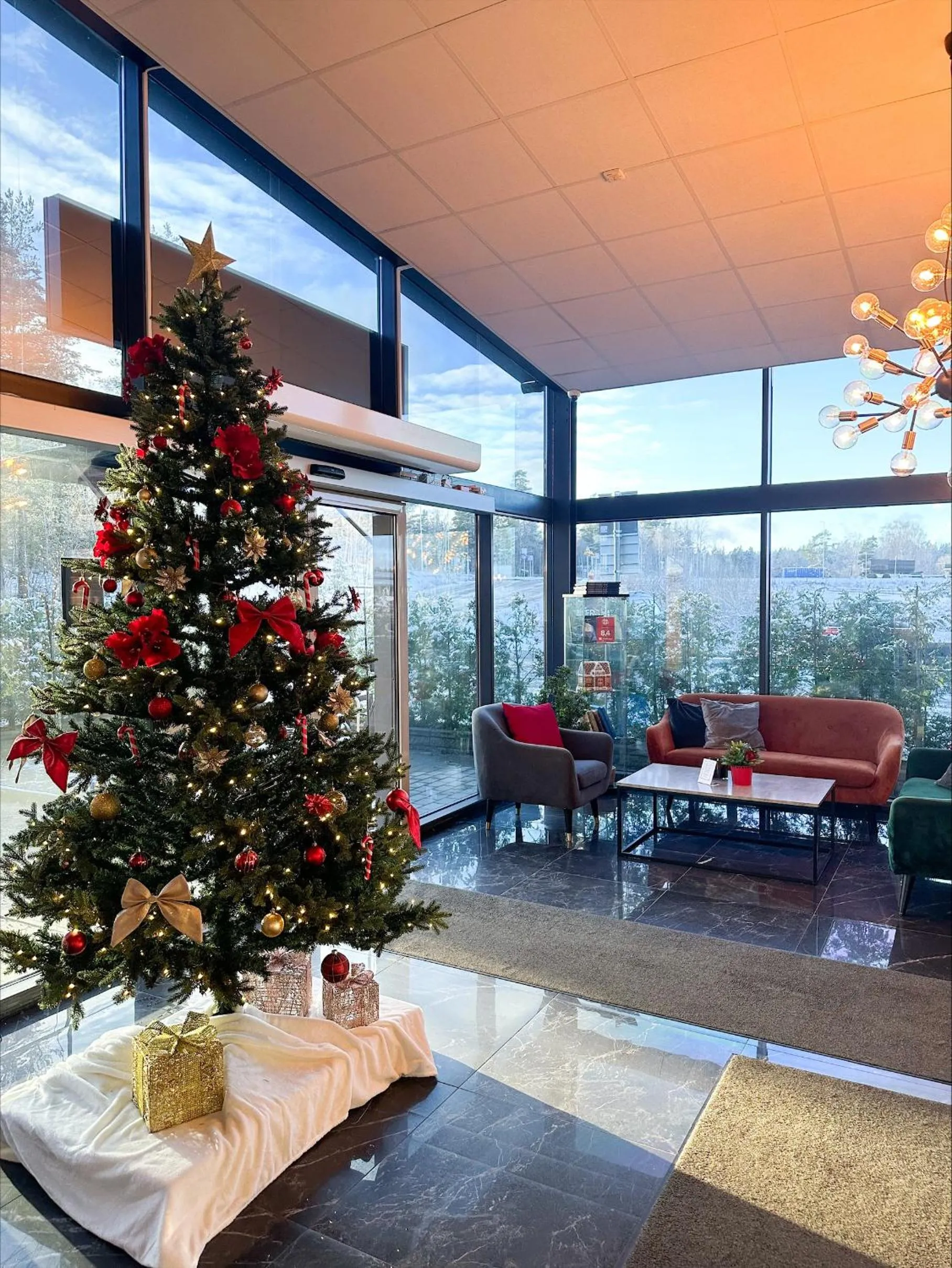 Lobby or reception in Almnäs Park Hotel