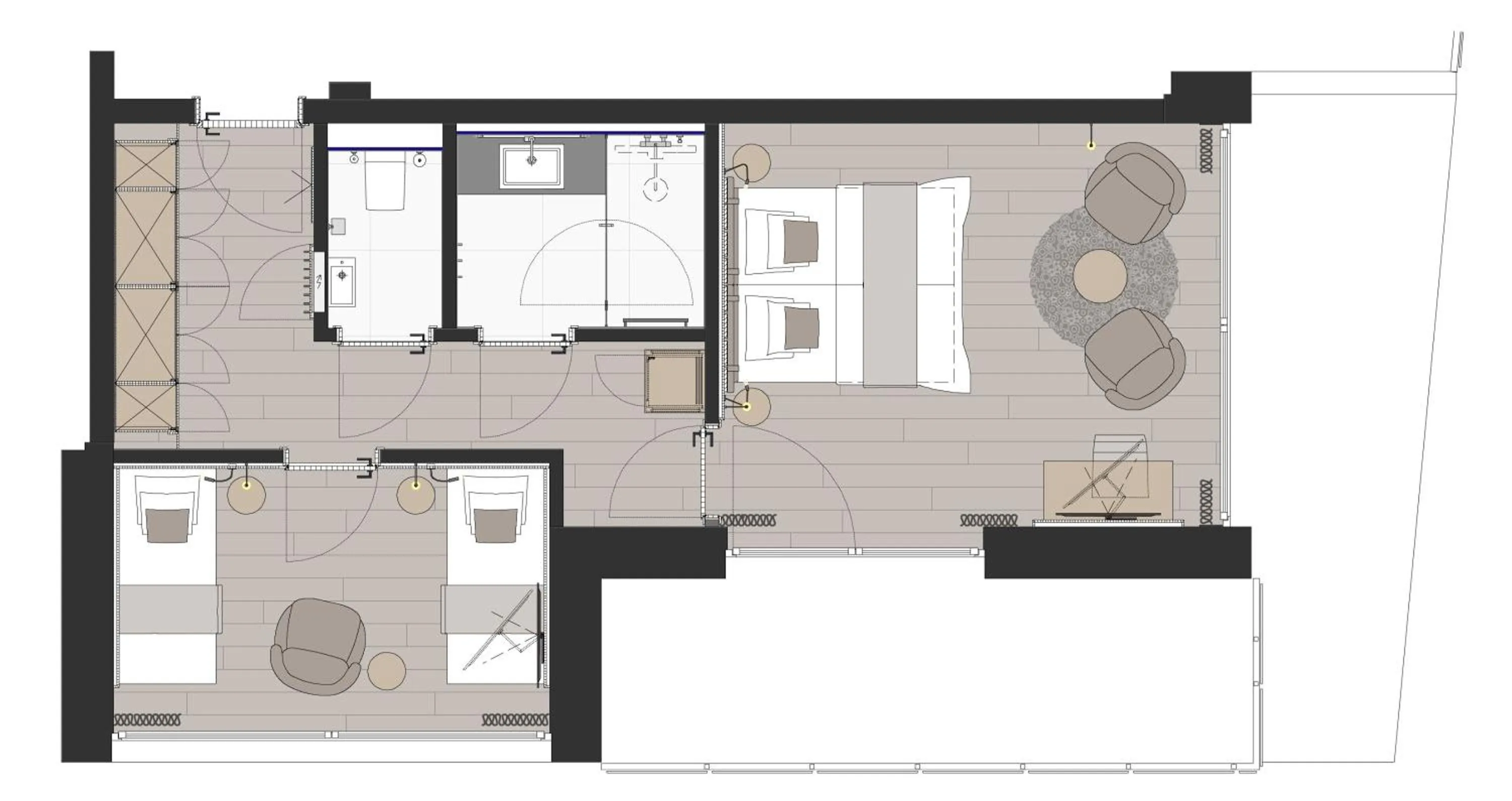 Floor plan in Hotel Tirolerhof 4 Sterne Superior
