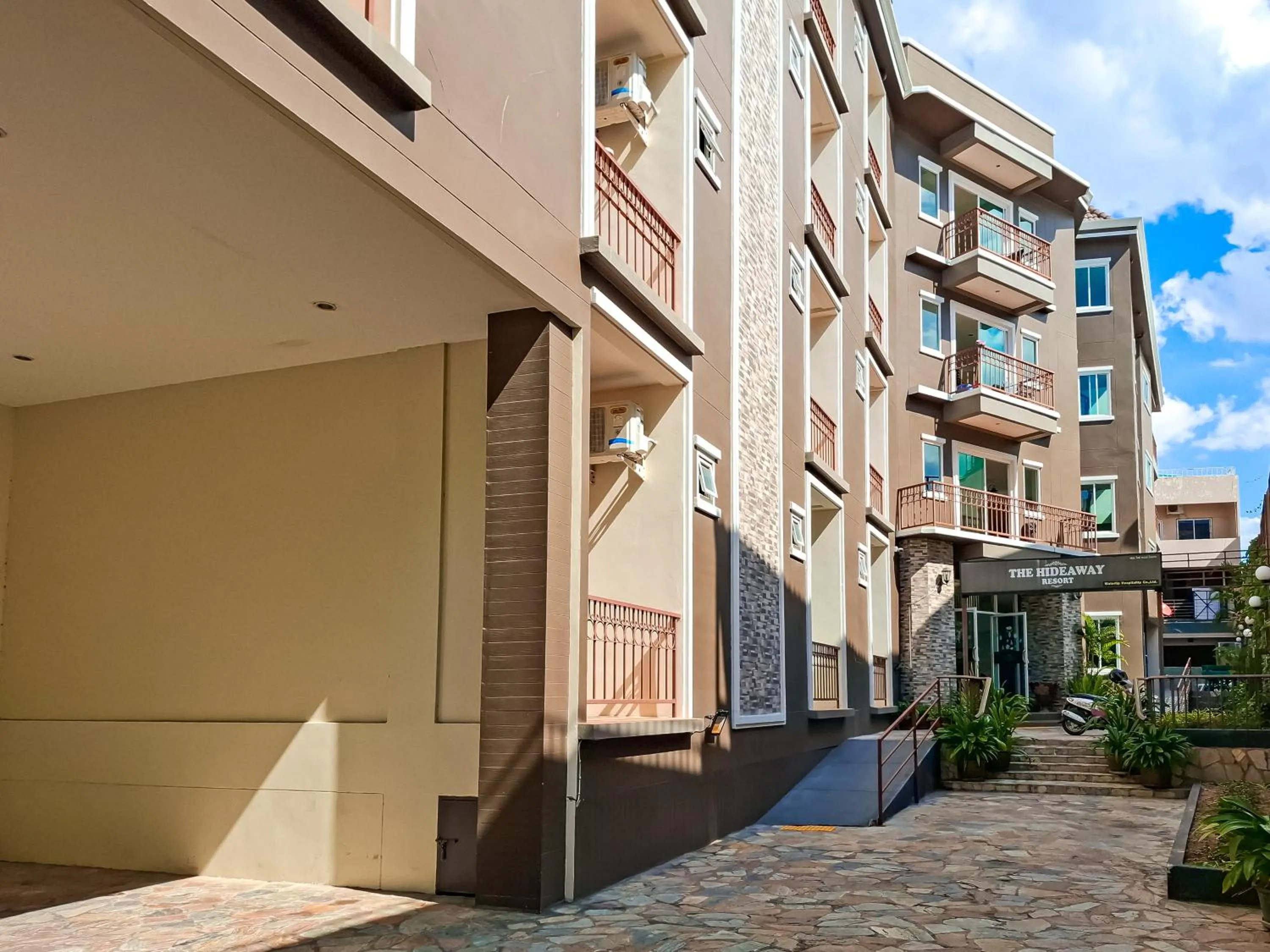 Property building in The Hideaway Resort Pattaya