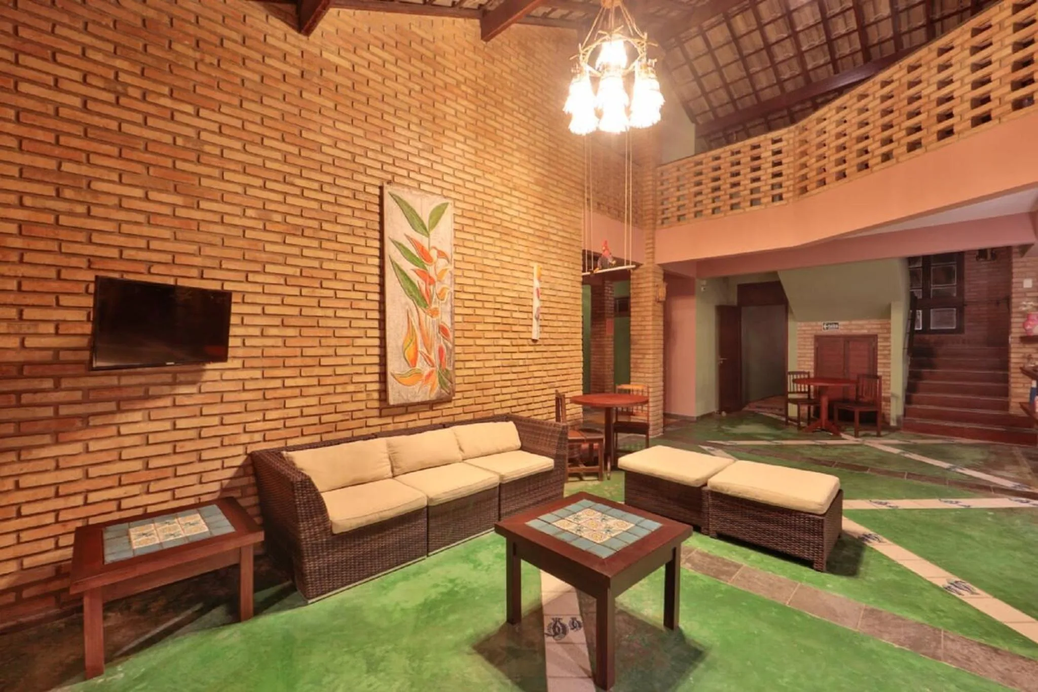 Lobby or reception in Pousada Ecoporto