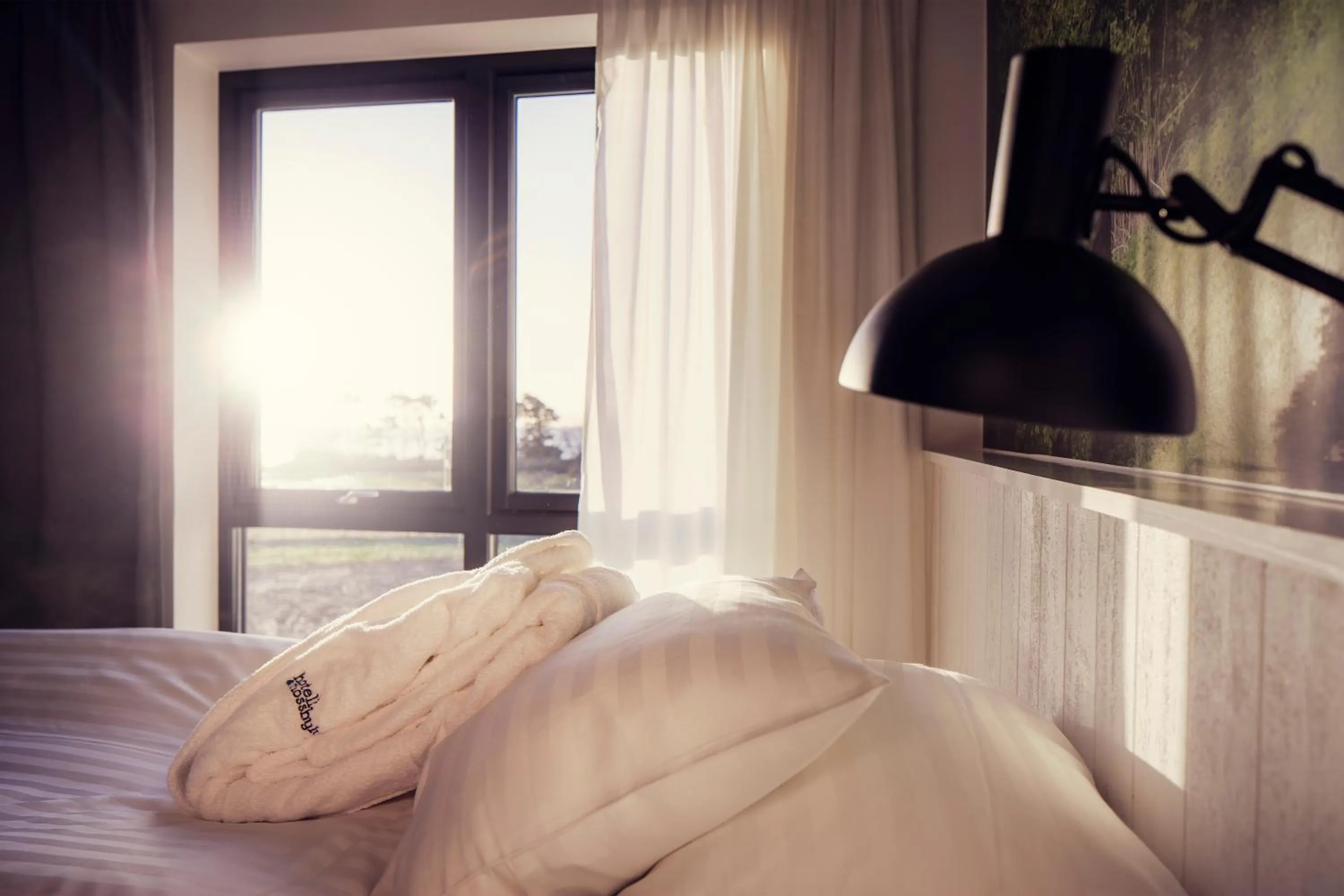 Bed in Hotell Mossbylund