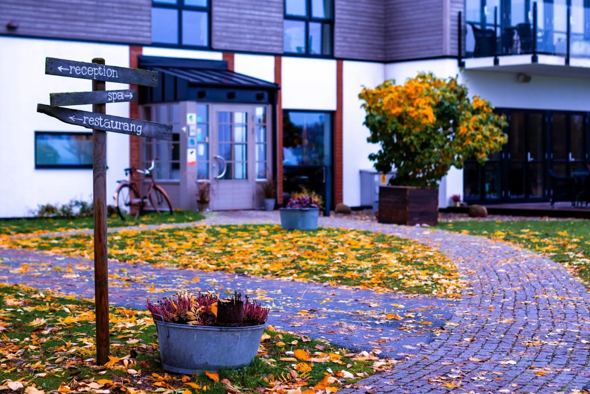 Garden in Hotell Mossbylund