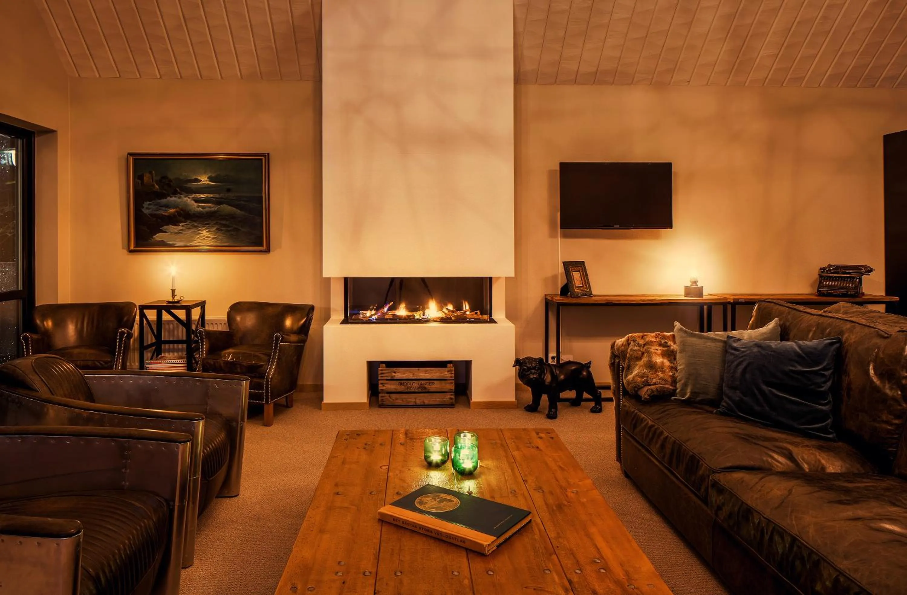 Library in Hotell Mossbylund