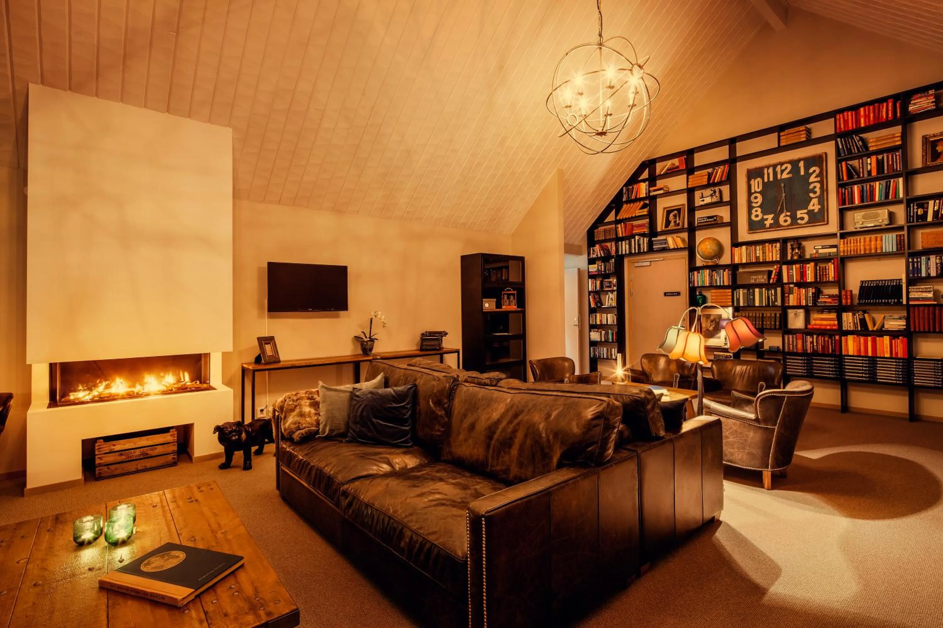 Library in Hotell Mossbylund