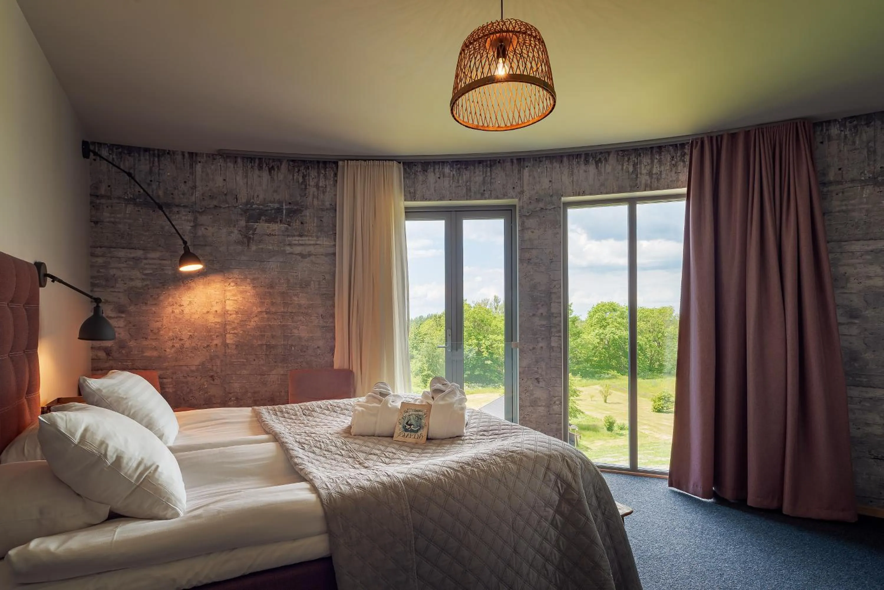 Bedroom, Bed in Hotell Mossbylund