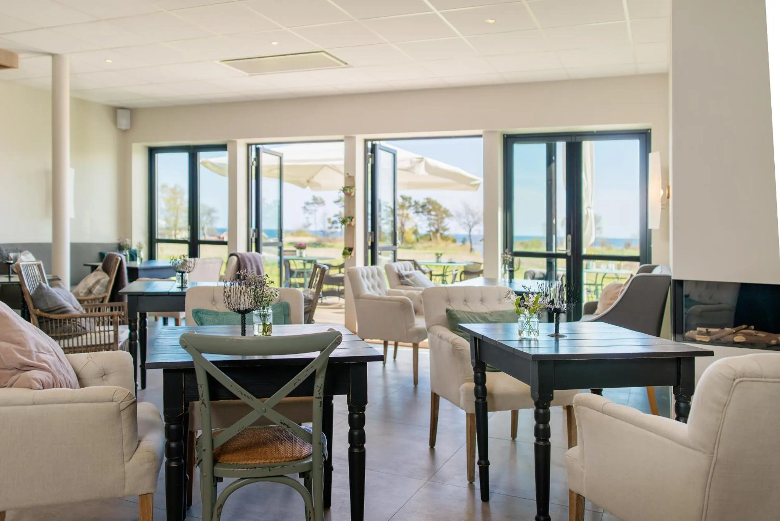 Dining area in Hotell Mossbylund