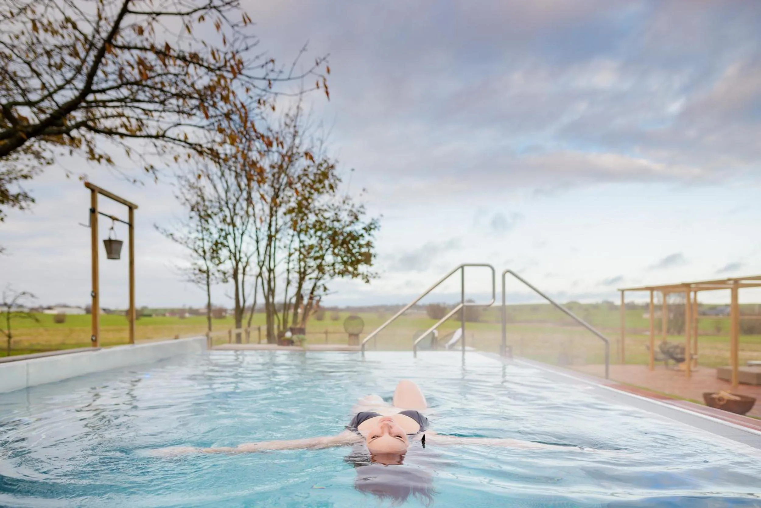 Hot Spring Bath in Hotell Mossbylund