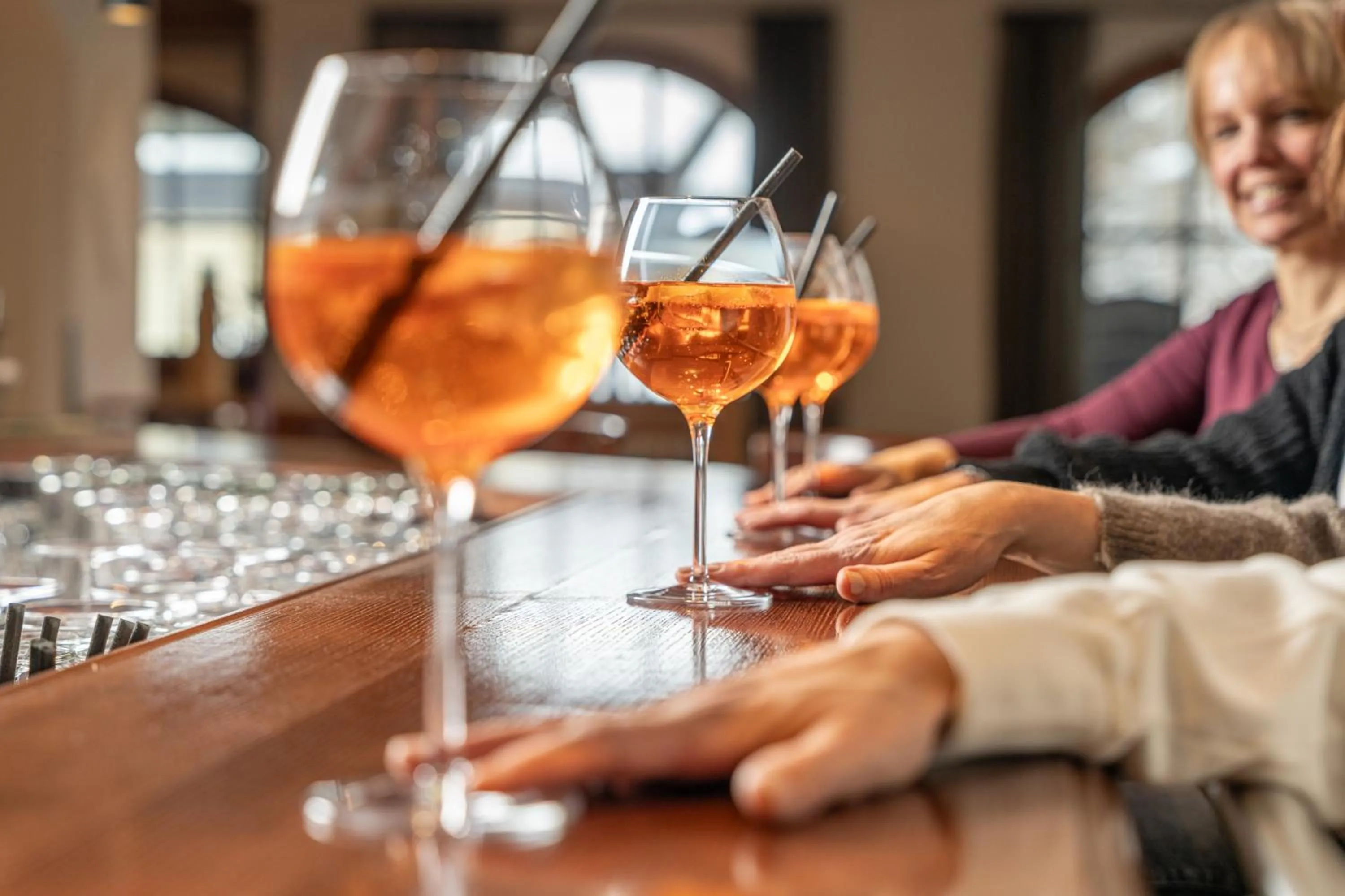 Lounge or bar in Hotel Mittagskogel Pitztal