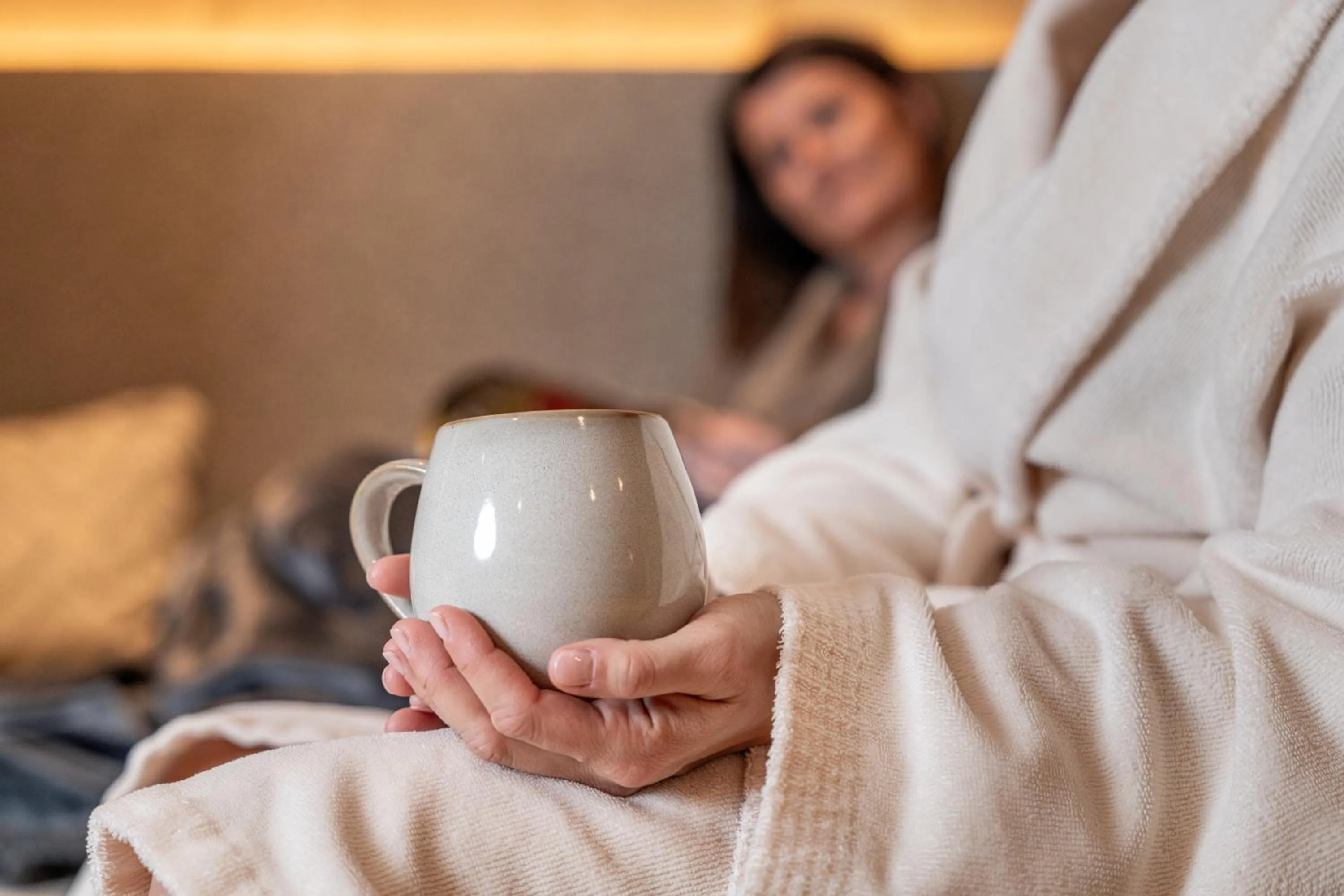People, Bed in Hotel Mittagskogel Pitztal