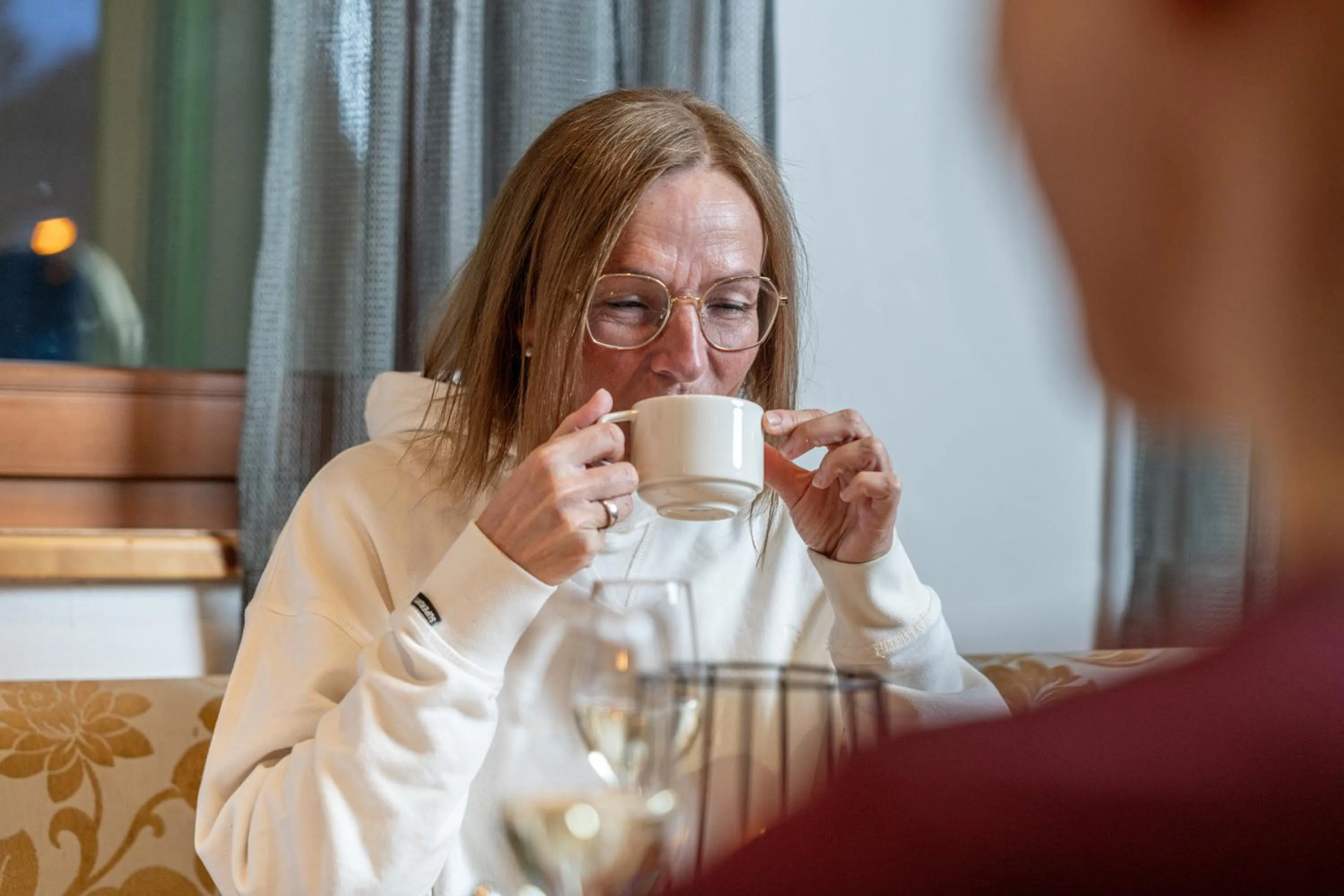 Lounge or bar in Hotel Mittagskogel Pitztal