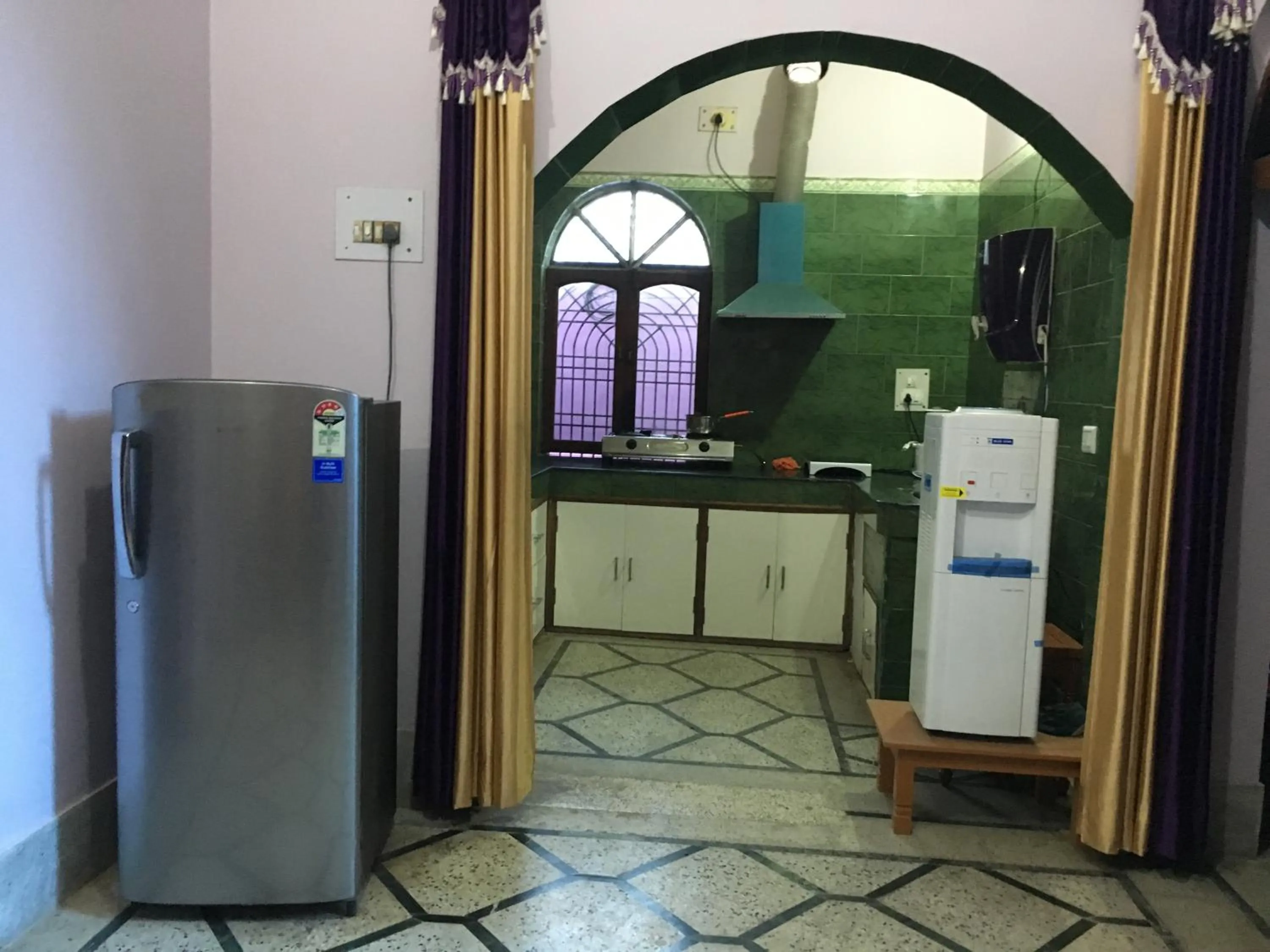 Kitchen or kitchenette in Srishti Shelter