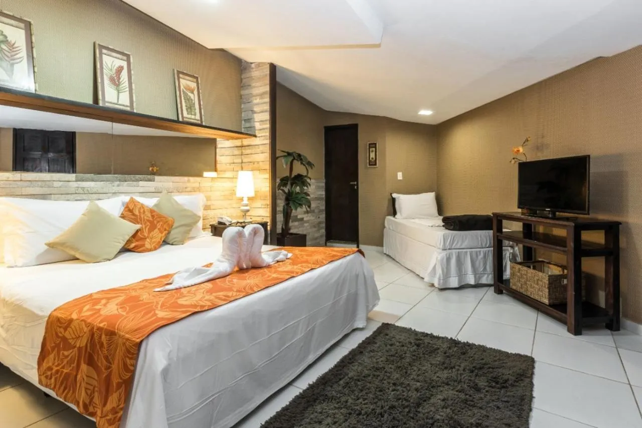 Bed in Pousada Recanto da Coruja