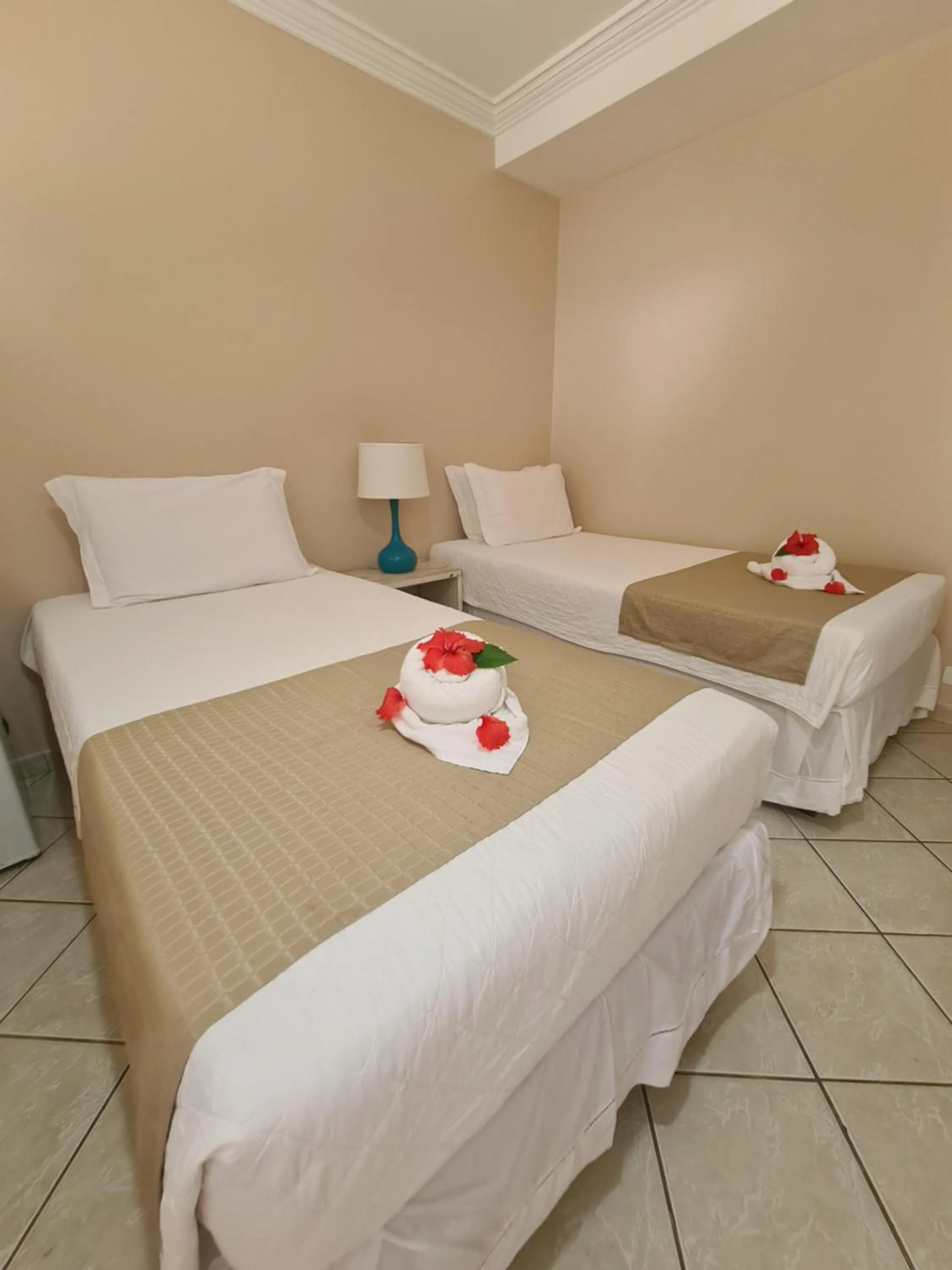 Bed in Pousada Recanto do Lobo