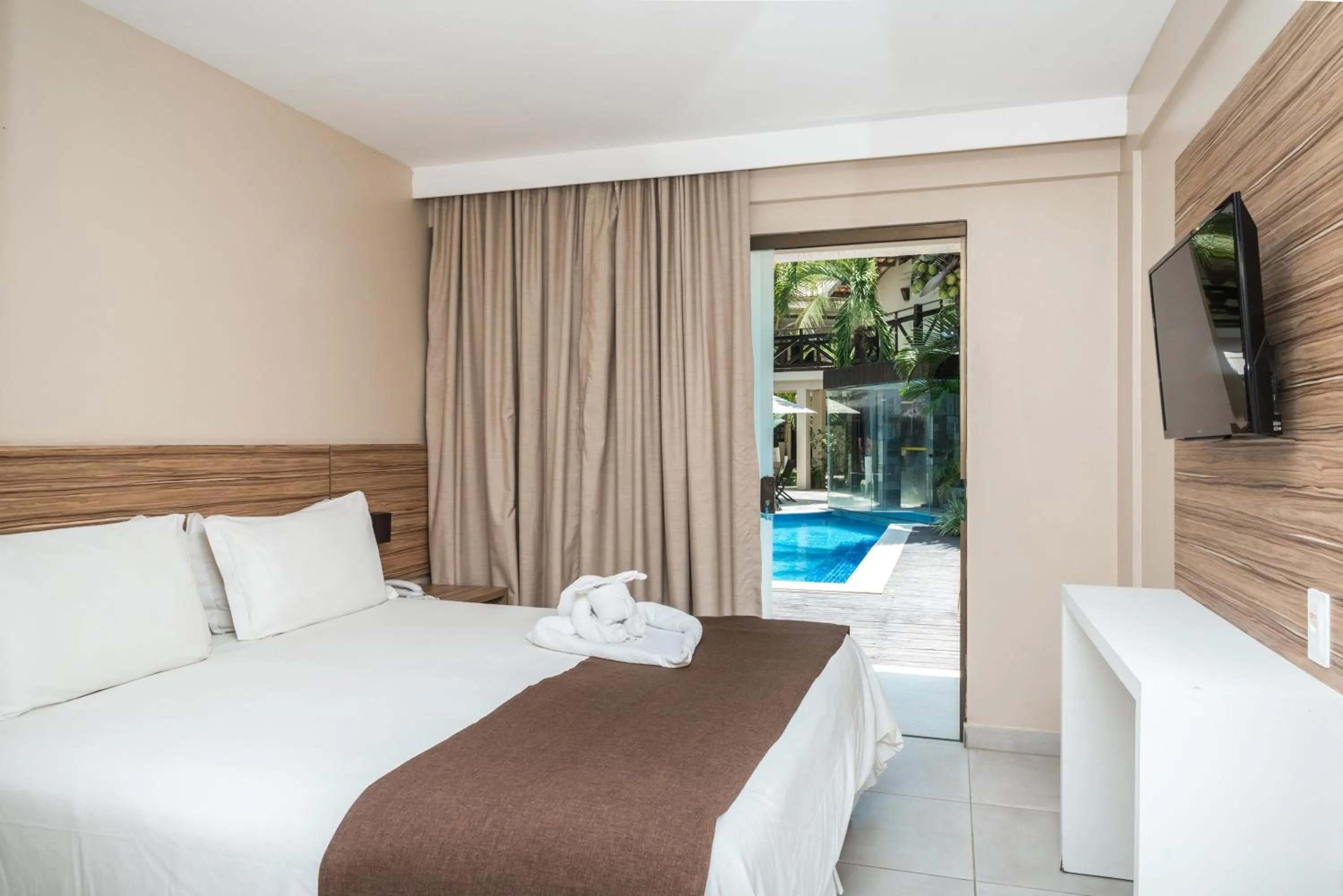 Photo of the whole room, Bed in Pousada Recanto do Lobo