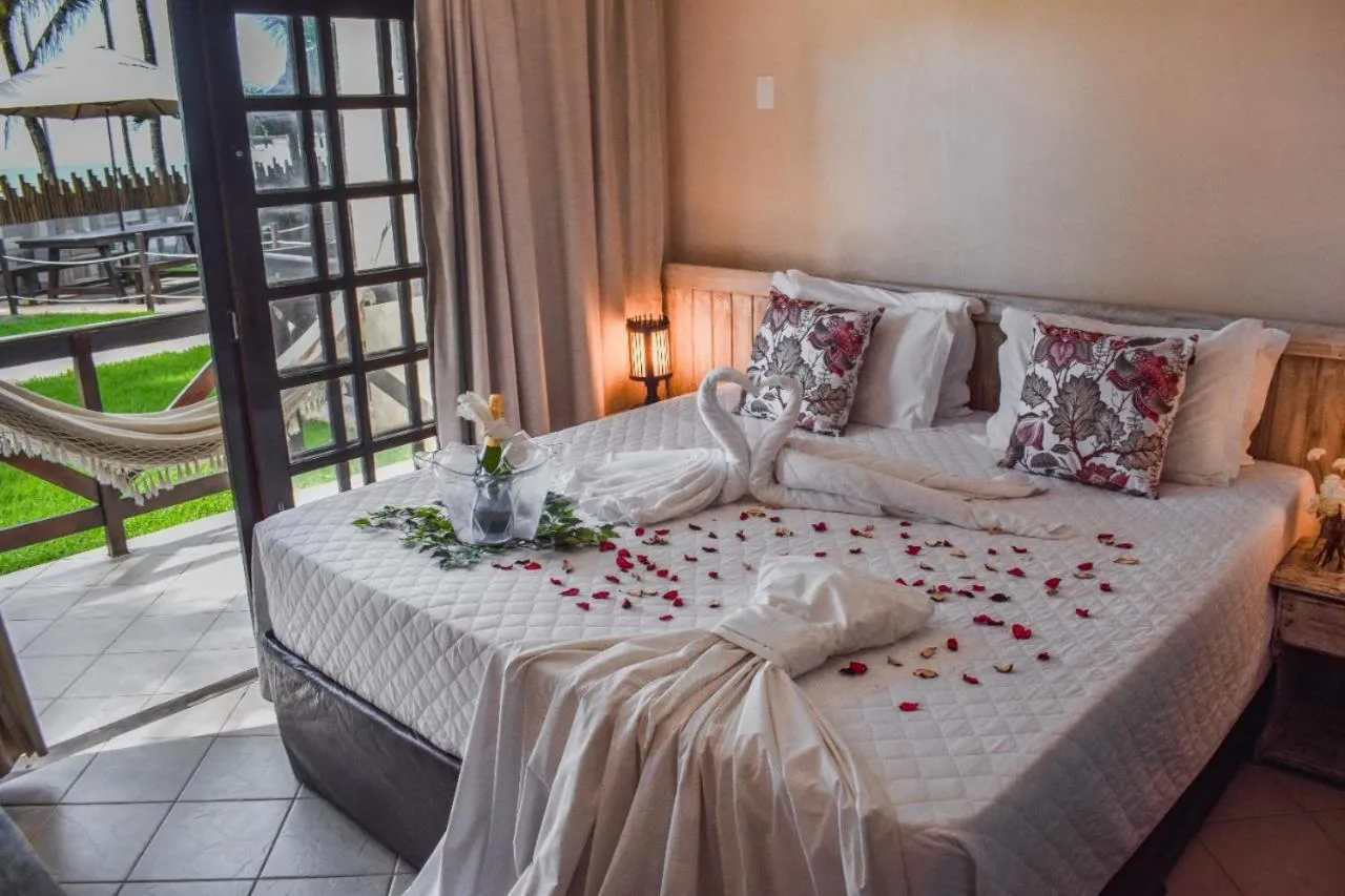 Bed in Pousada Recanto do Lobo