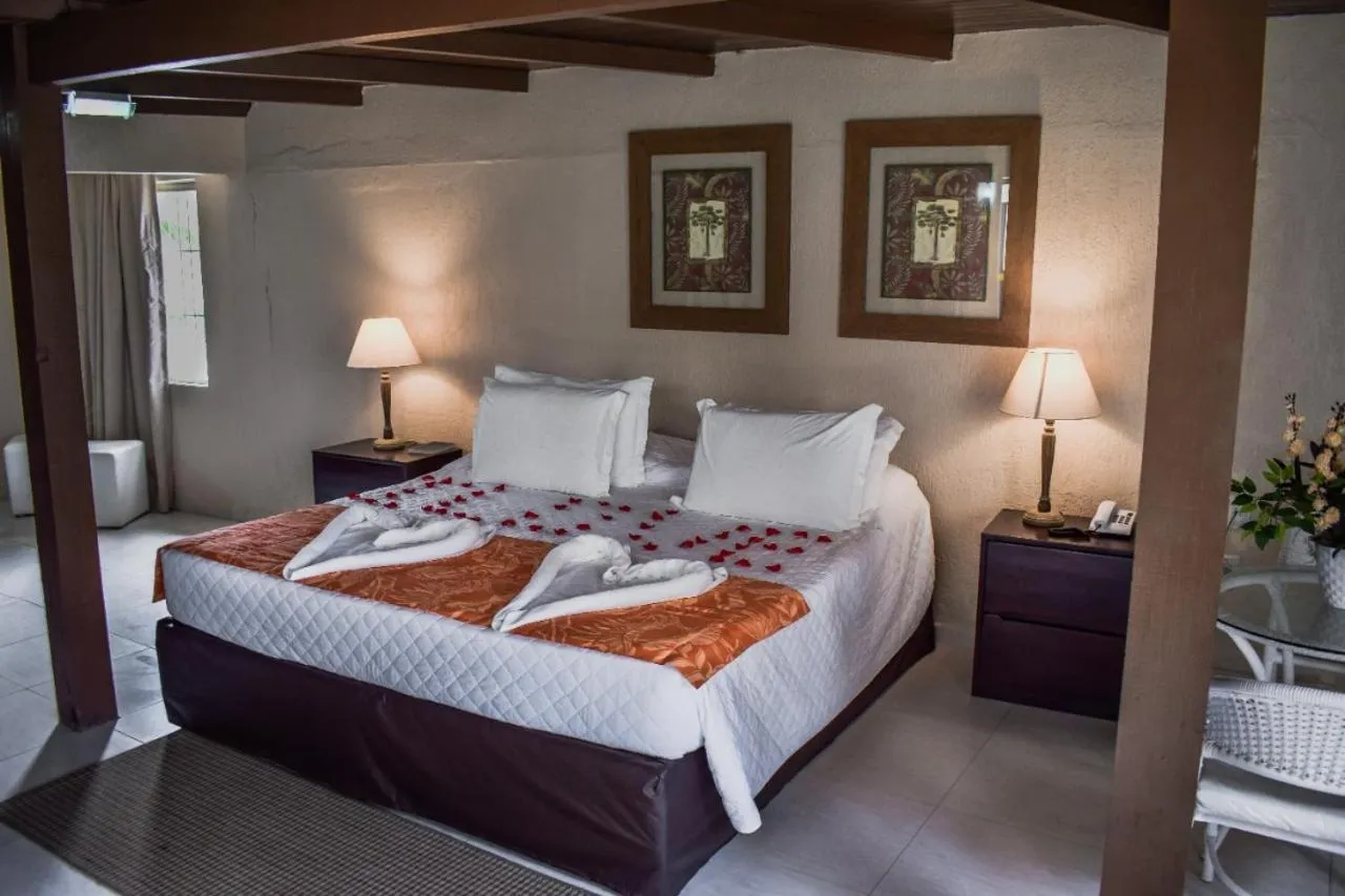 Bed in Pousada Recanto do Lobo