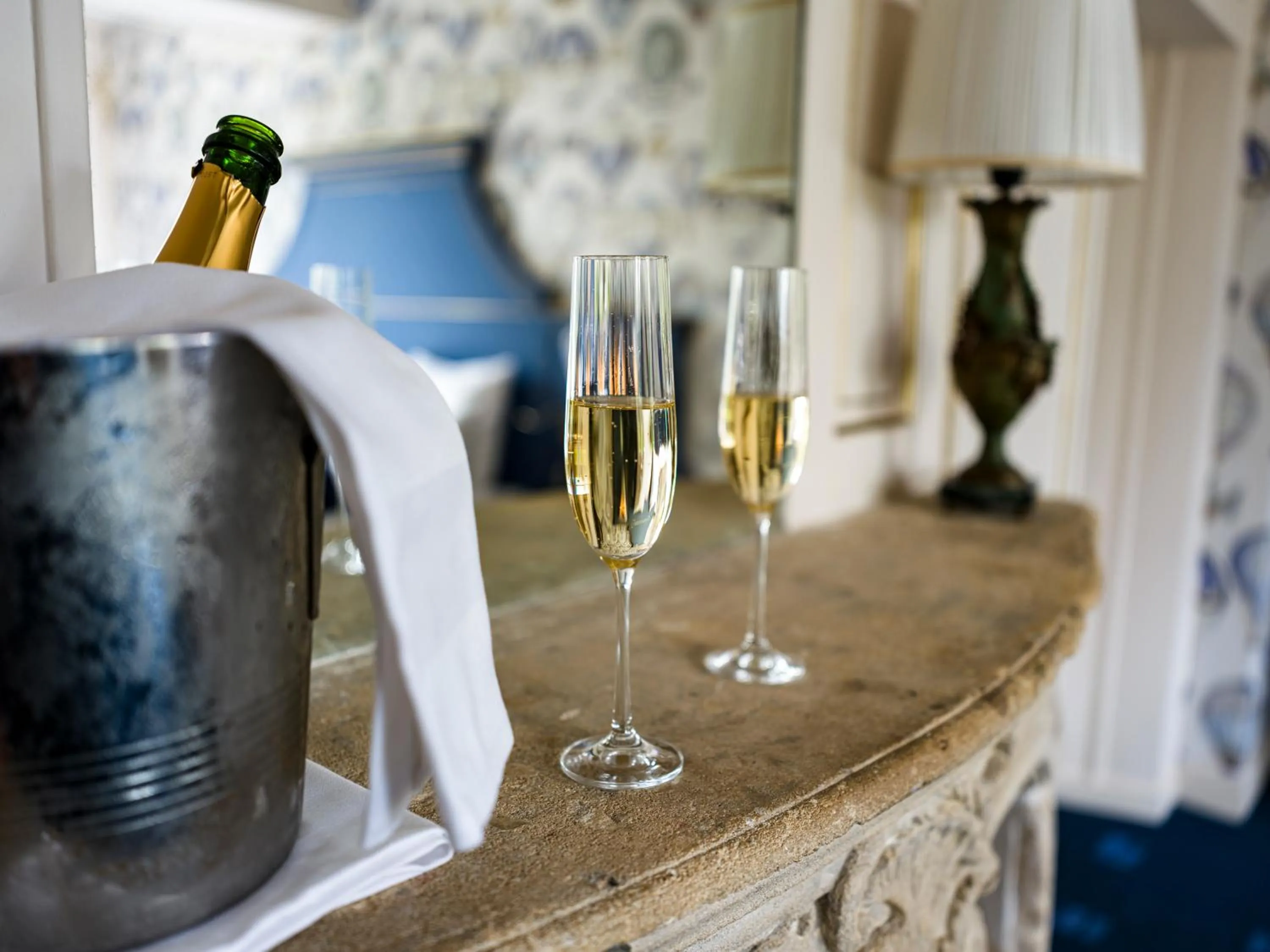 Drinks in Chateau d'Audrieu