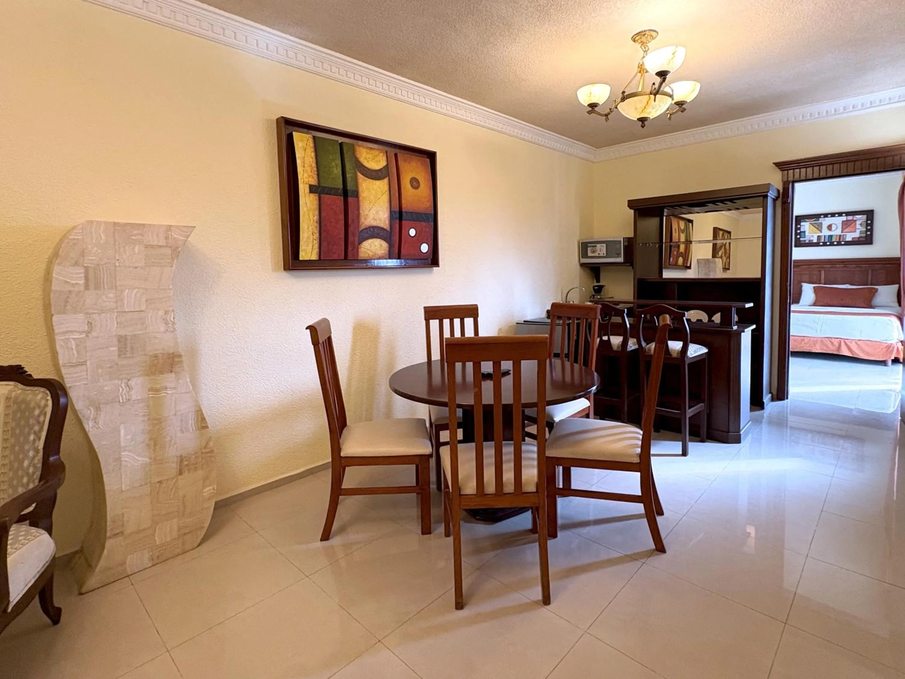 Living room in Gran Real Yucatan