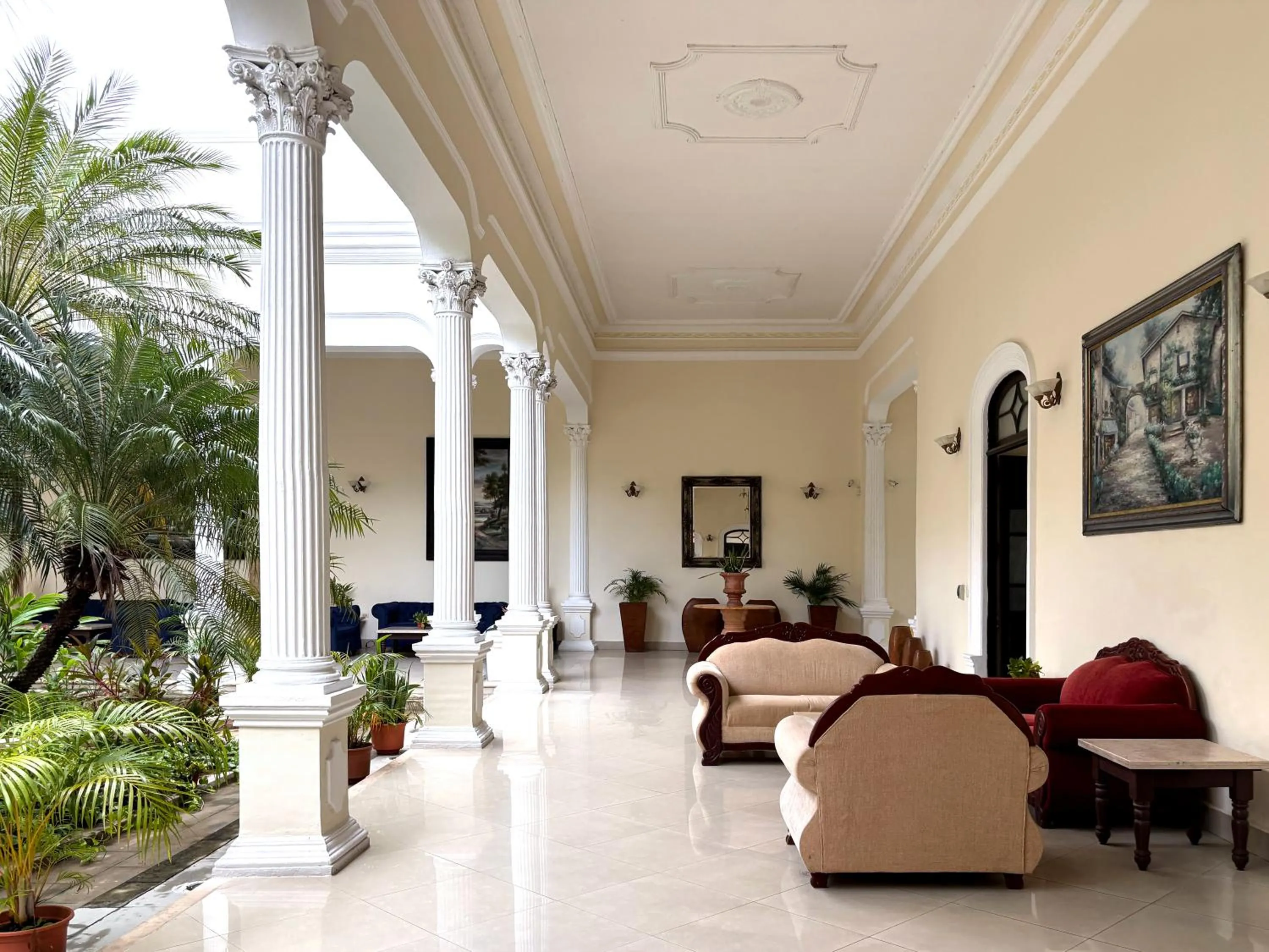 Garden view in Gran Real Yucatan