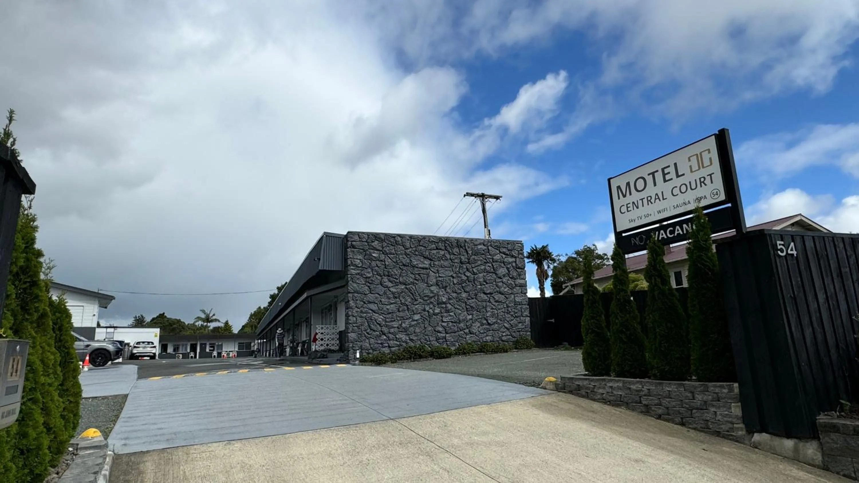 Property building in Central Court Motel