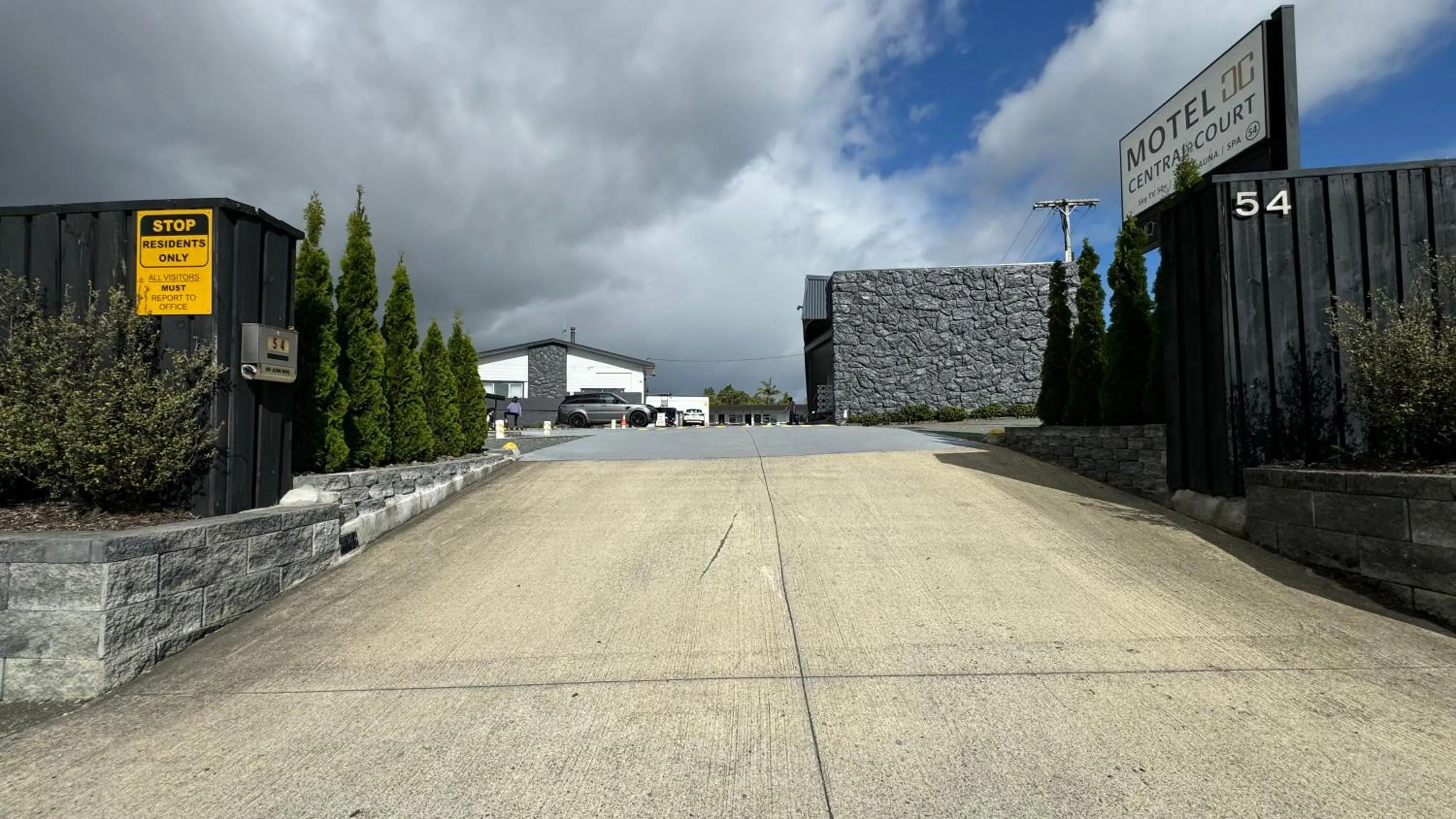 Property building in Central Court Motel