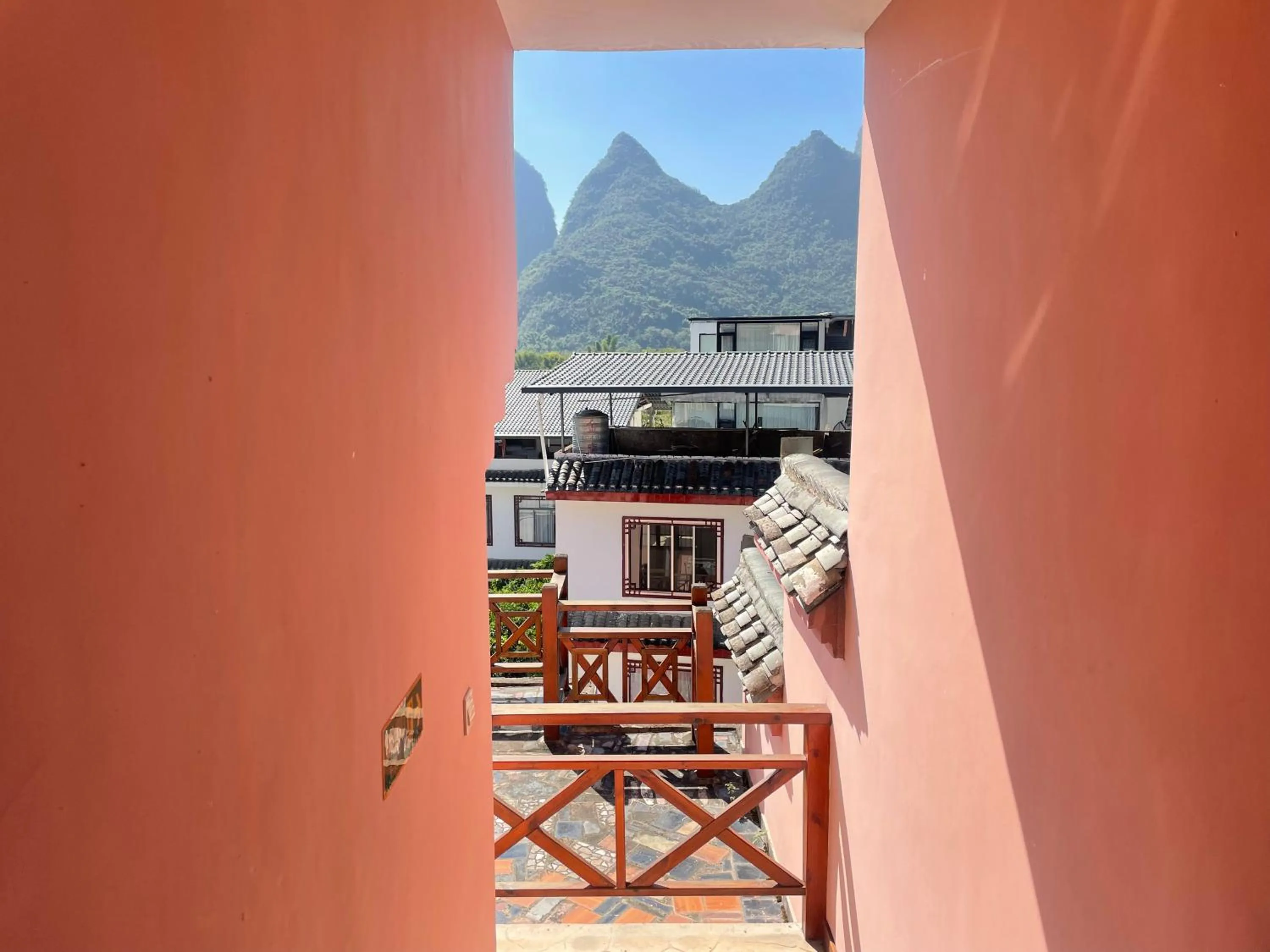 Natural landscape in Yangshuo Xiao Long River Hotel