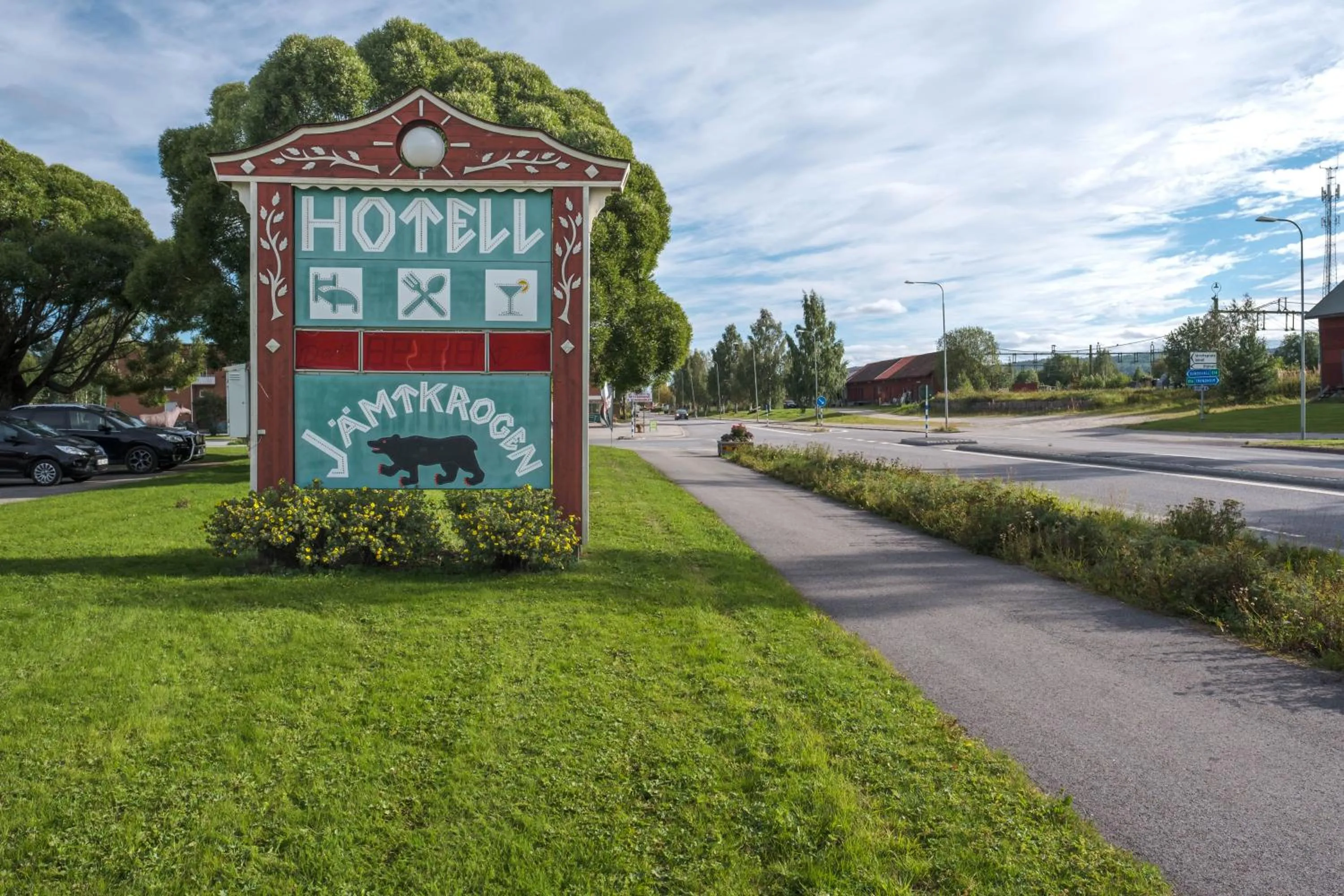 Facade/entrance in Jämtkrogen Hotell
