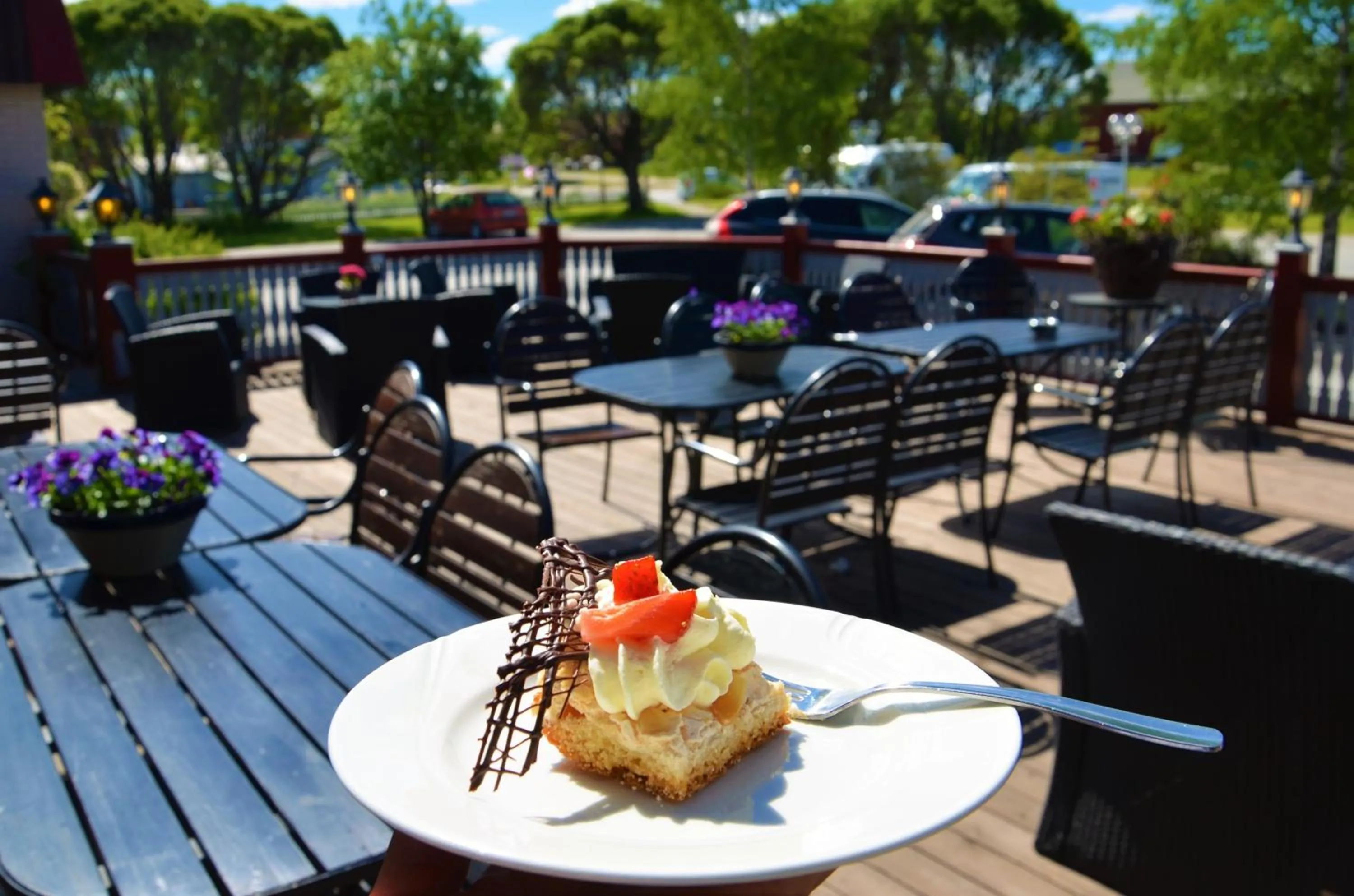 Patio in Jämtkrogen Hotell