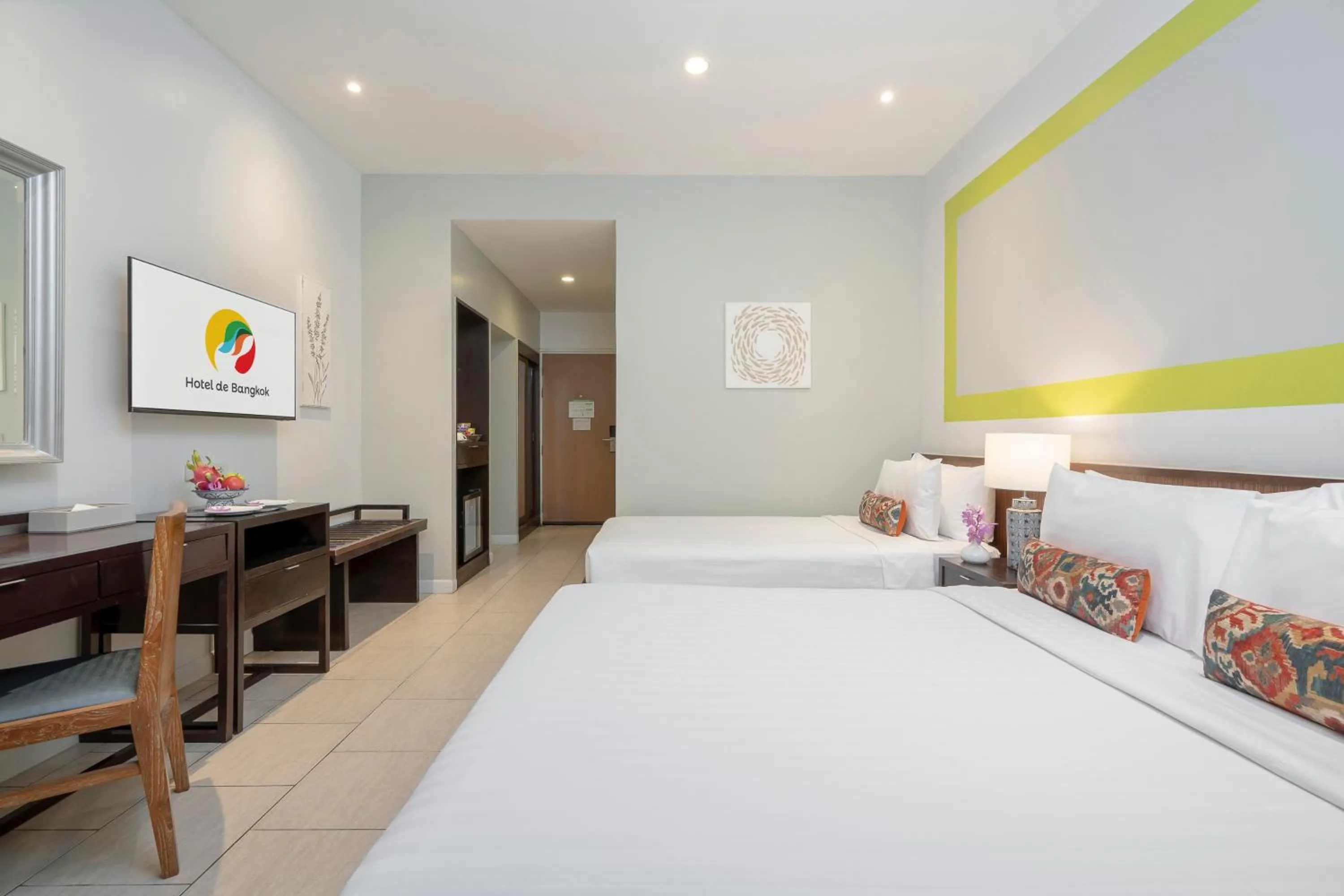 Bed in Hotel De Bangkok