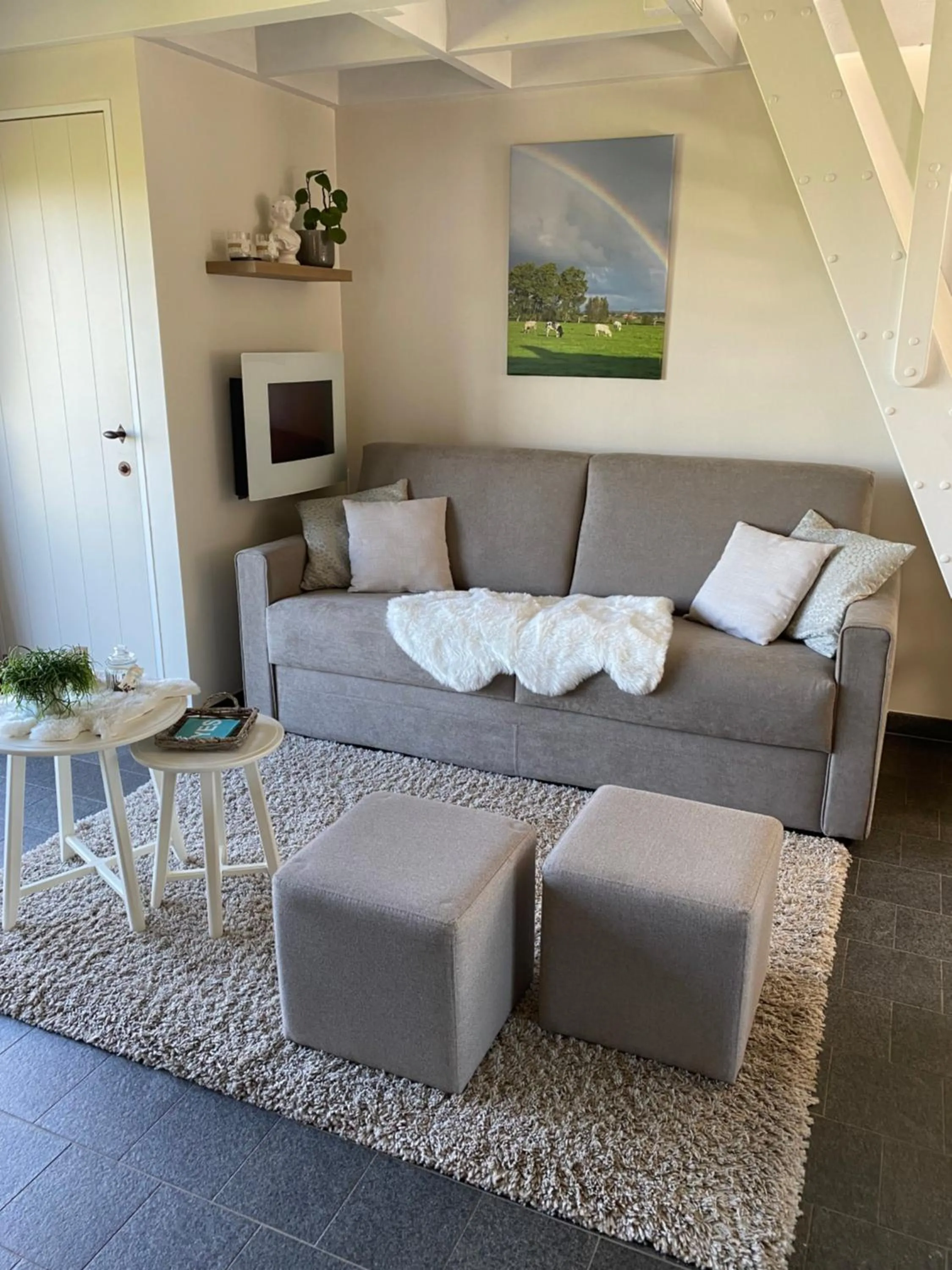 Seating area in B&B 't Hoveke