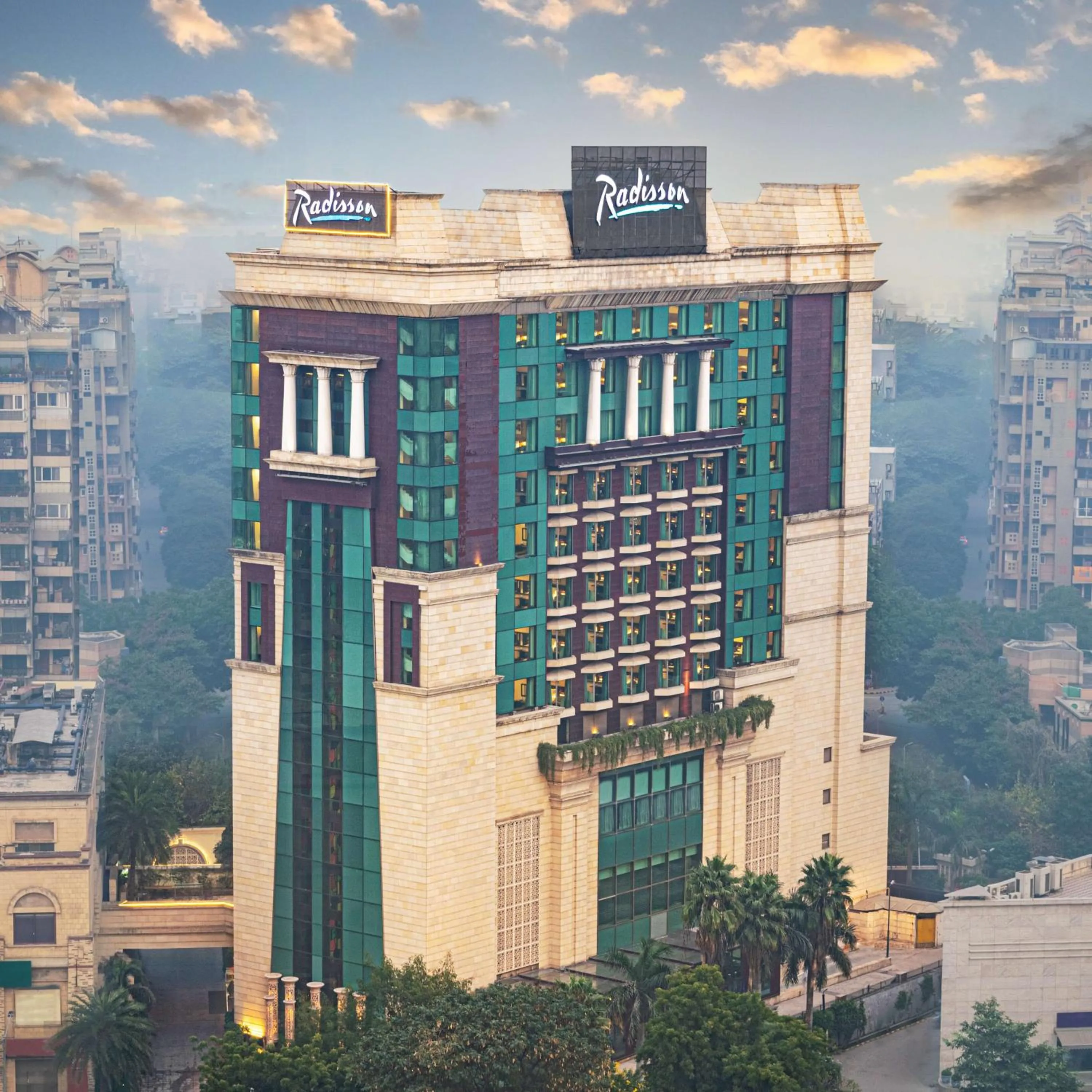 Property building in Radisson Gurugram Sohna Road City Center