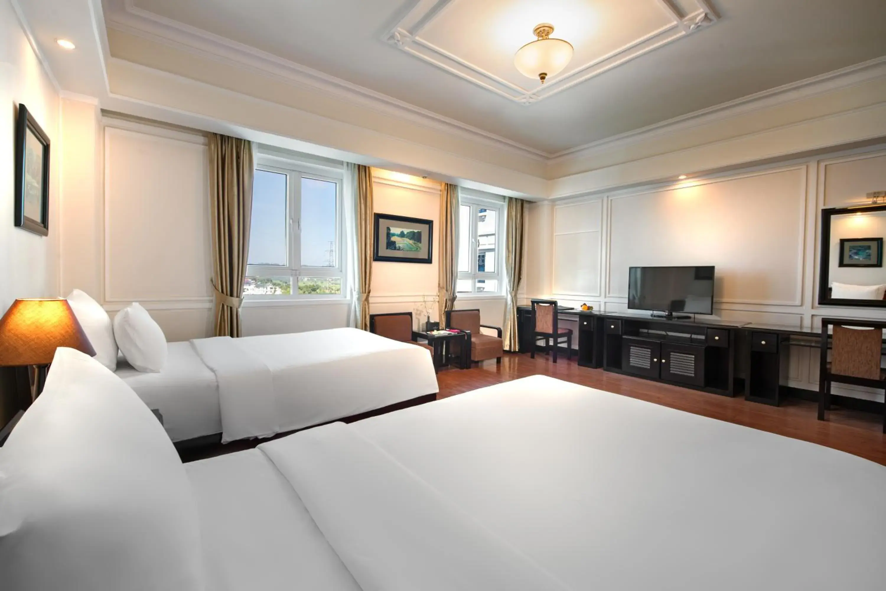 Deluxe Twin Room (French Wing) in Ninh Binh Legend Hotel Deluxe Twin Room (French Wing) in Ninh Binh Legend Hotel