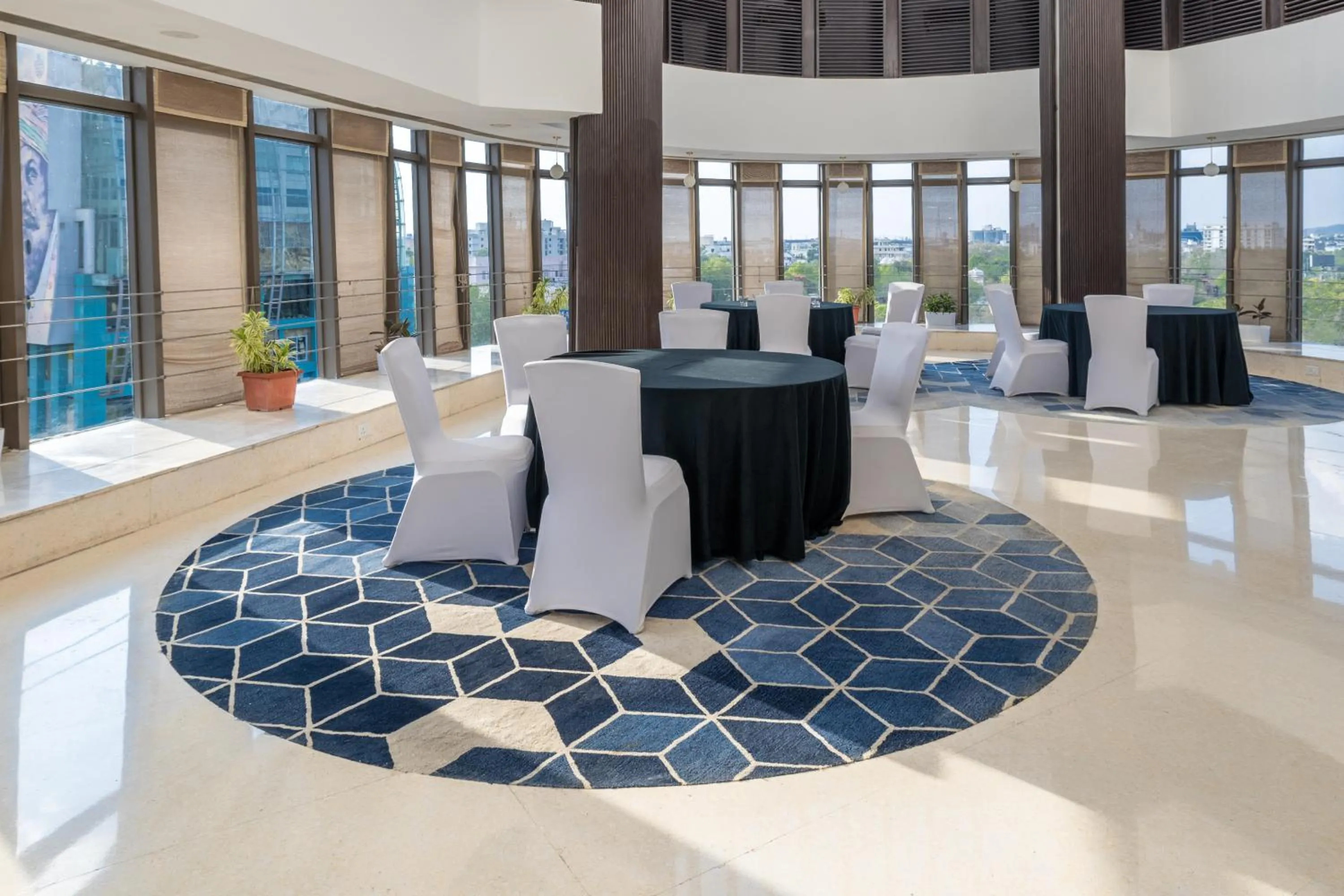 Seating area in Sunday Hotel by CheckIn Jaipur