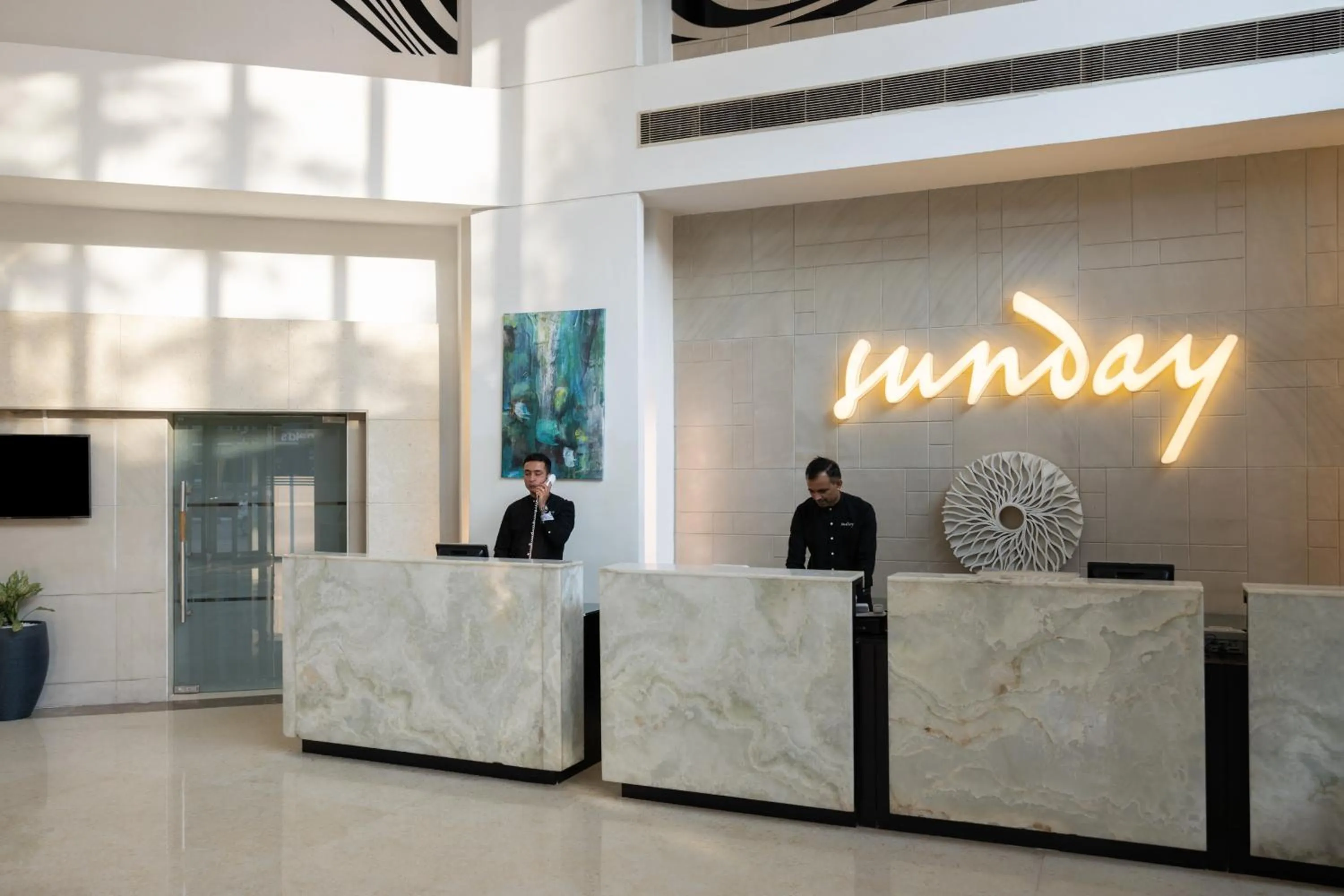 Lobby or reception in Sunday Hotel by CheckIn Jaipur