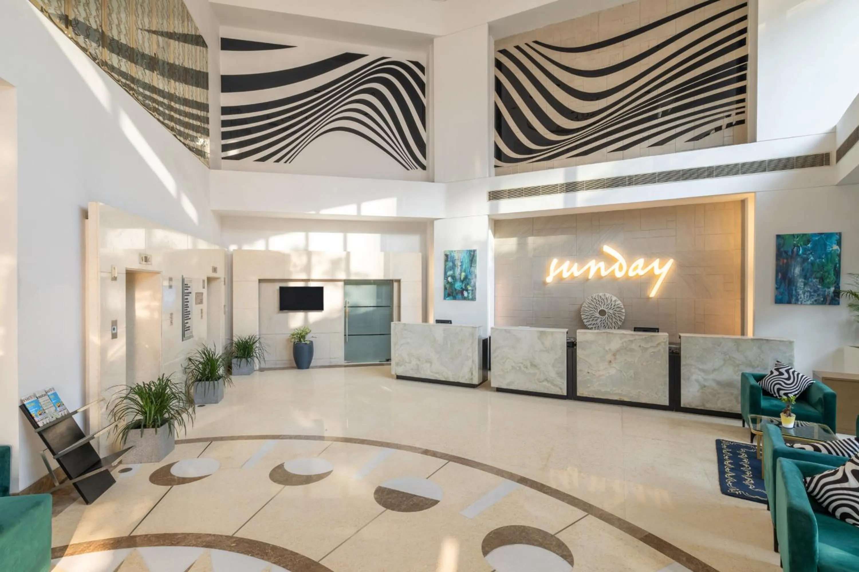 Lobby or reception in Sunday Hotel by CheckIn Jaipur