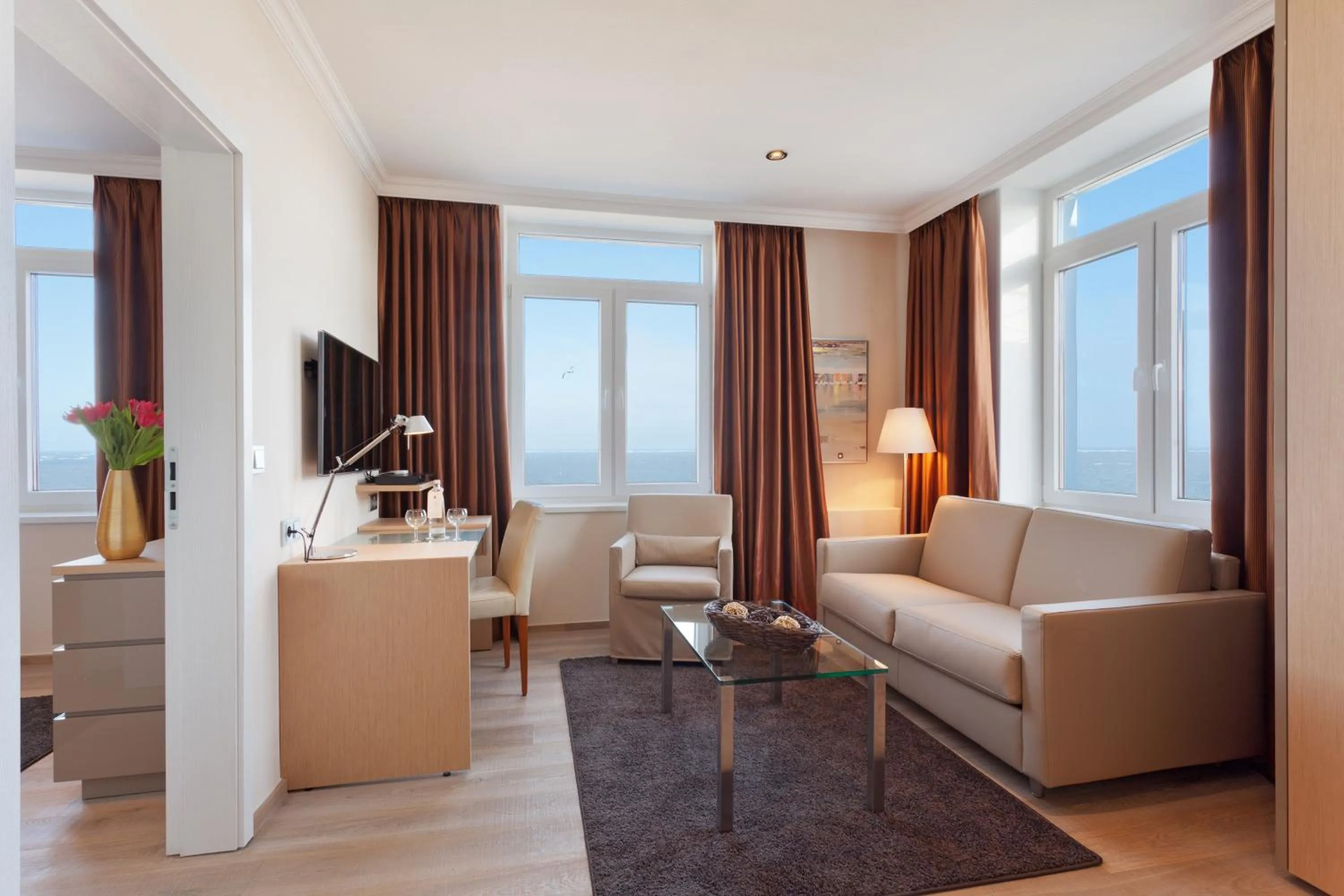 Living room in Strandhotel Georgshöhe