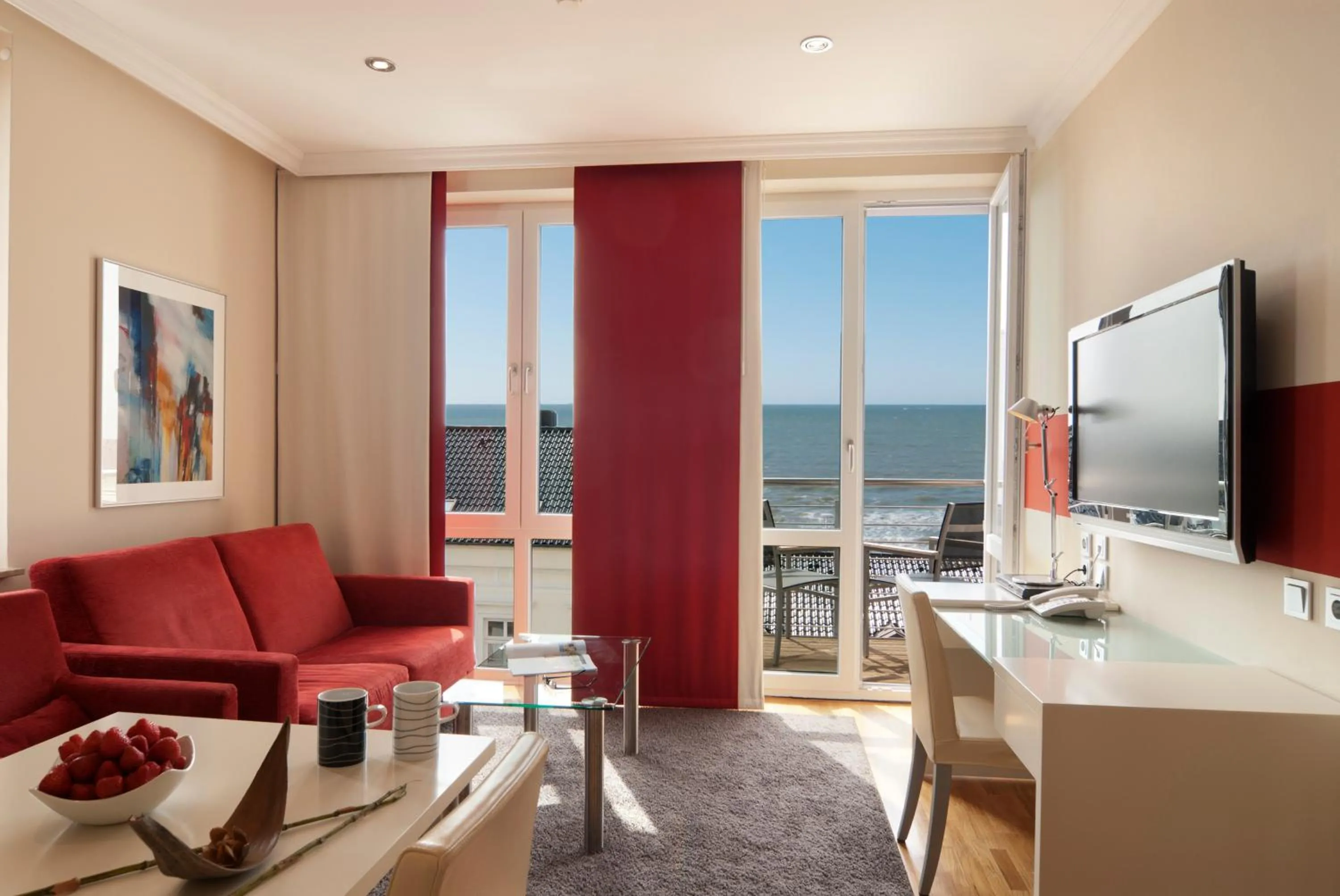 Living room in Strandhotel Georgshöhe