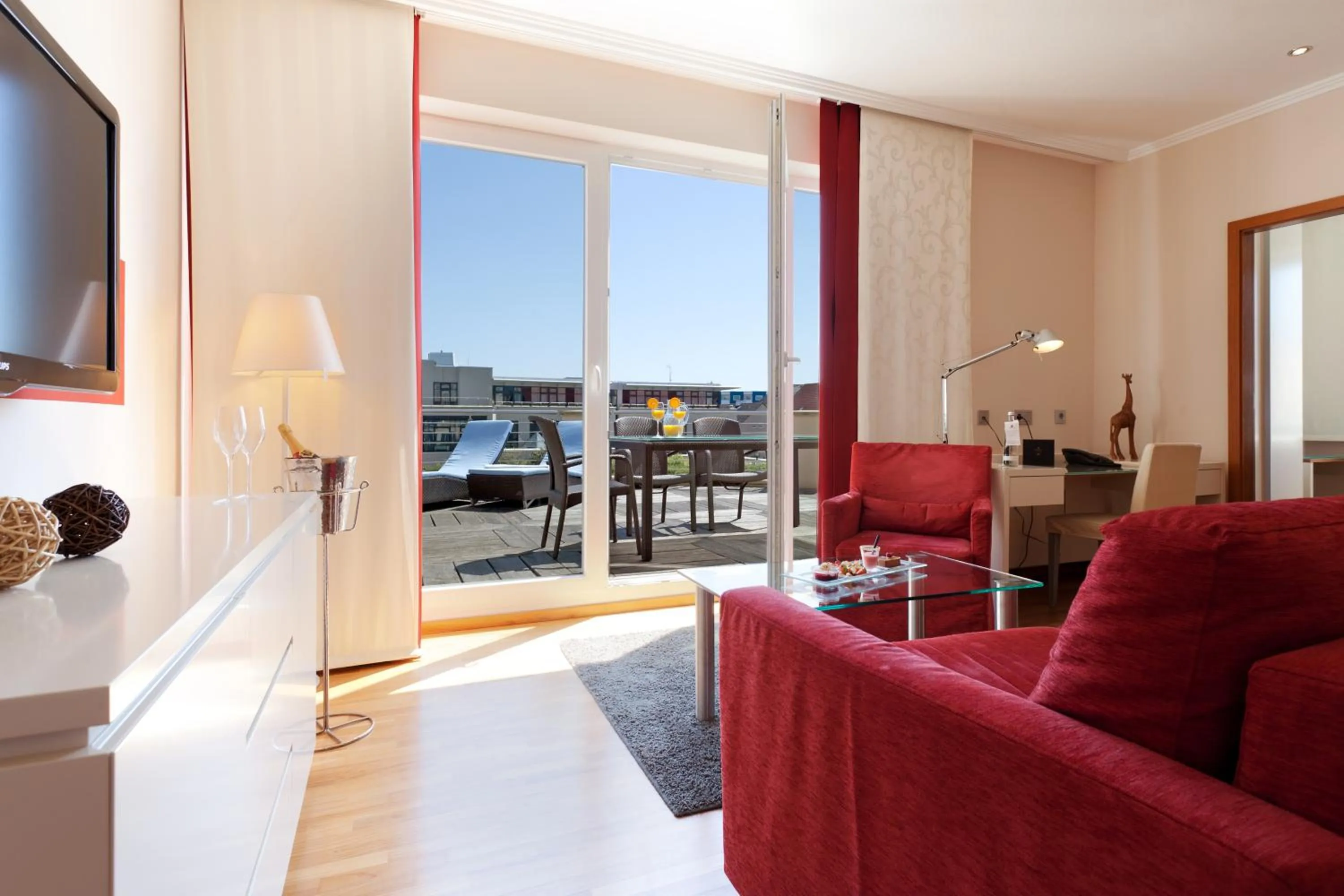 Balcony/Terrace in Strandhotel Georgshöhe