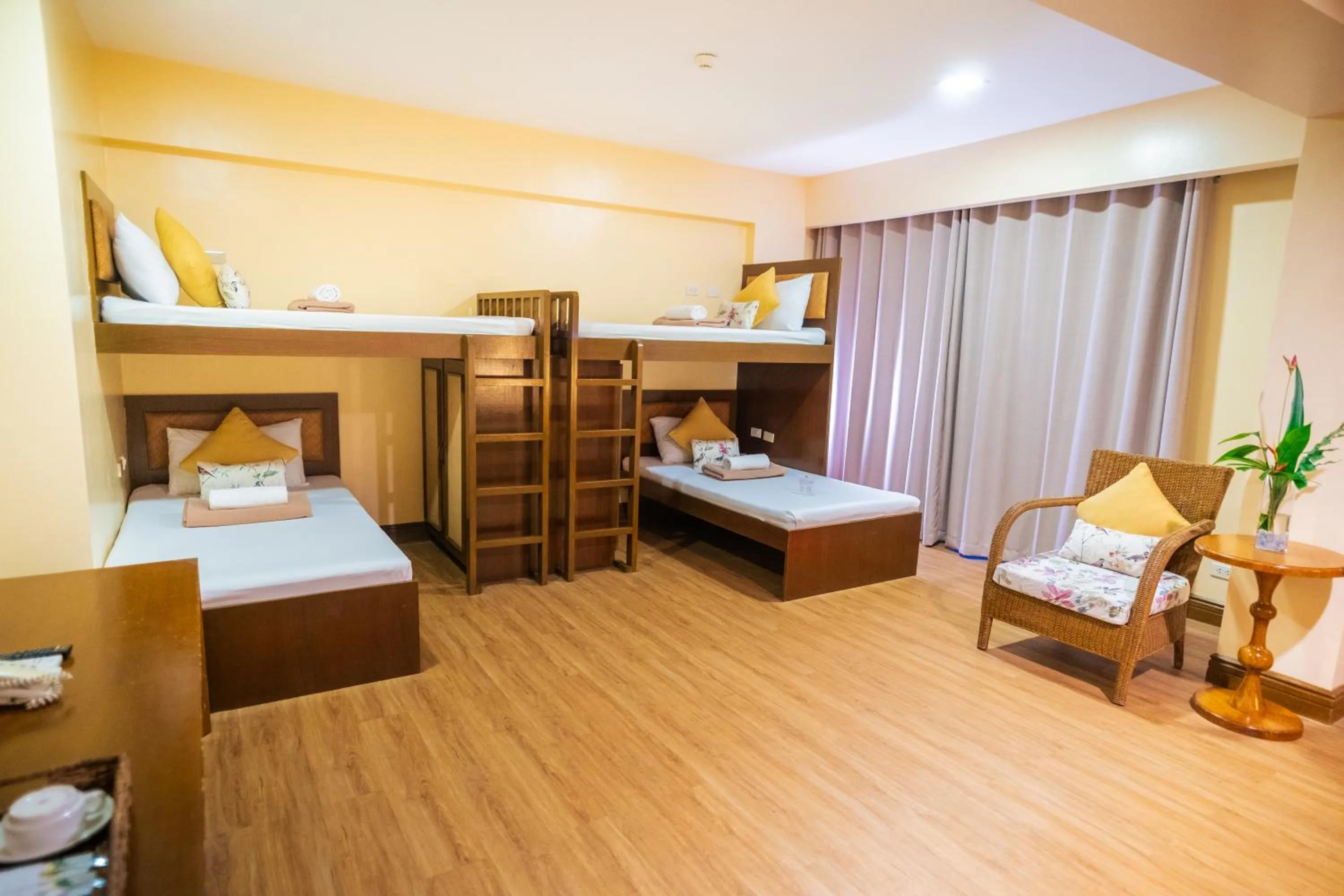 Bed in Boracay Tropics Resort Hotel