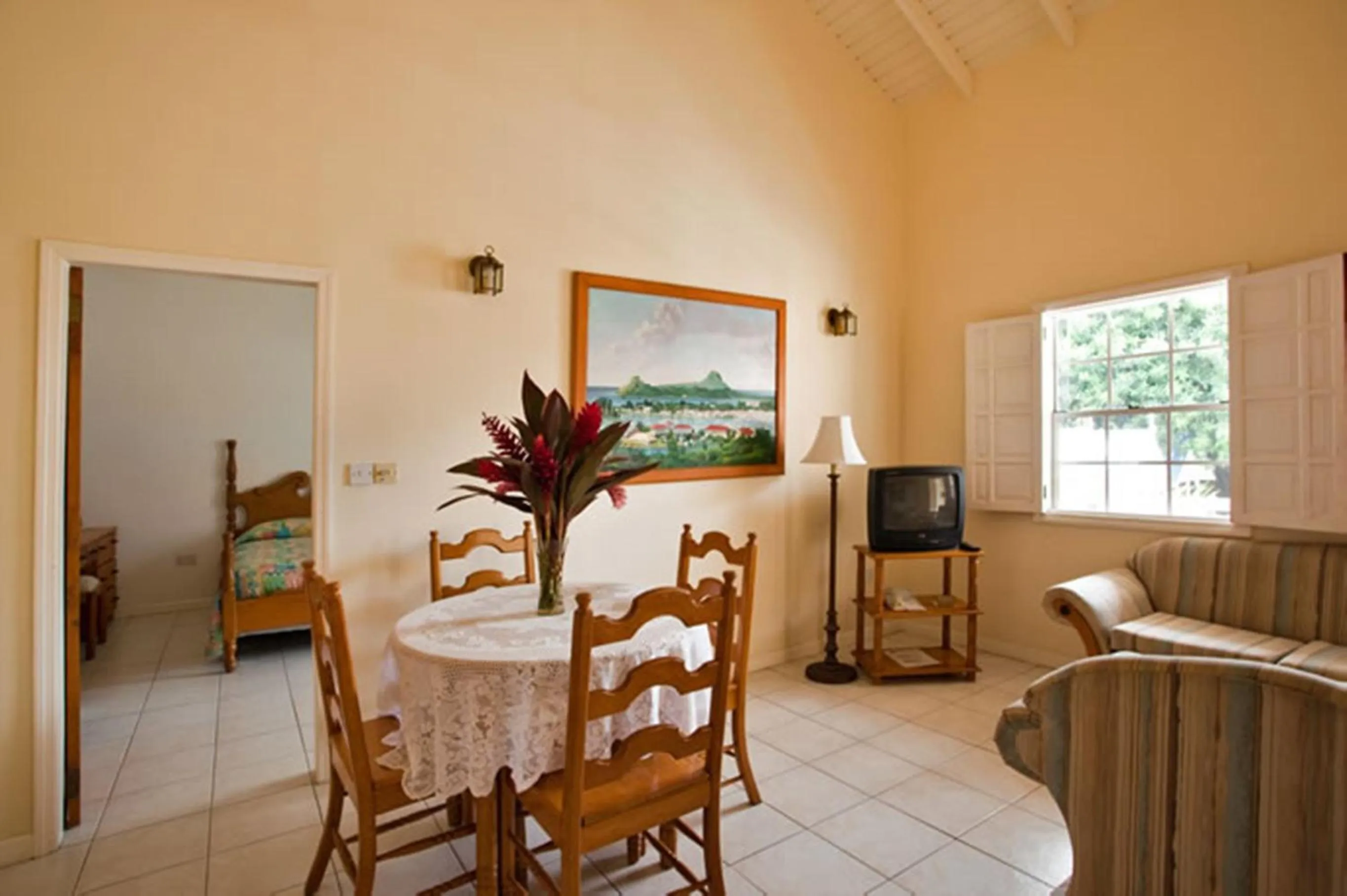 Living room in Villa Beach Cottages