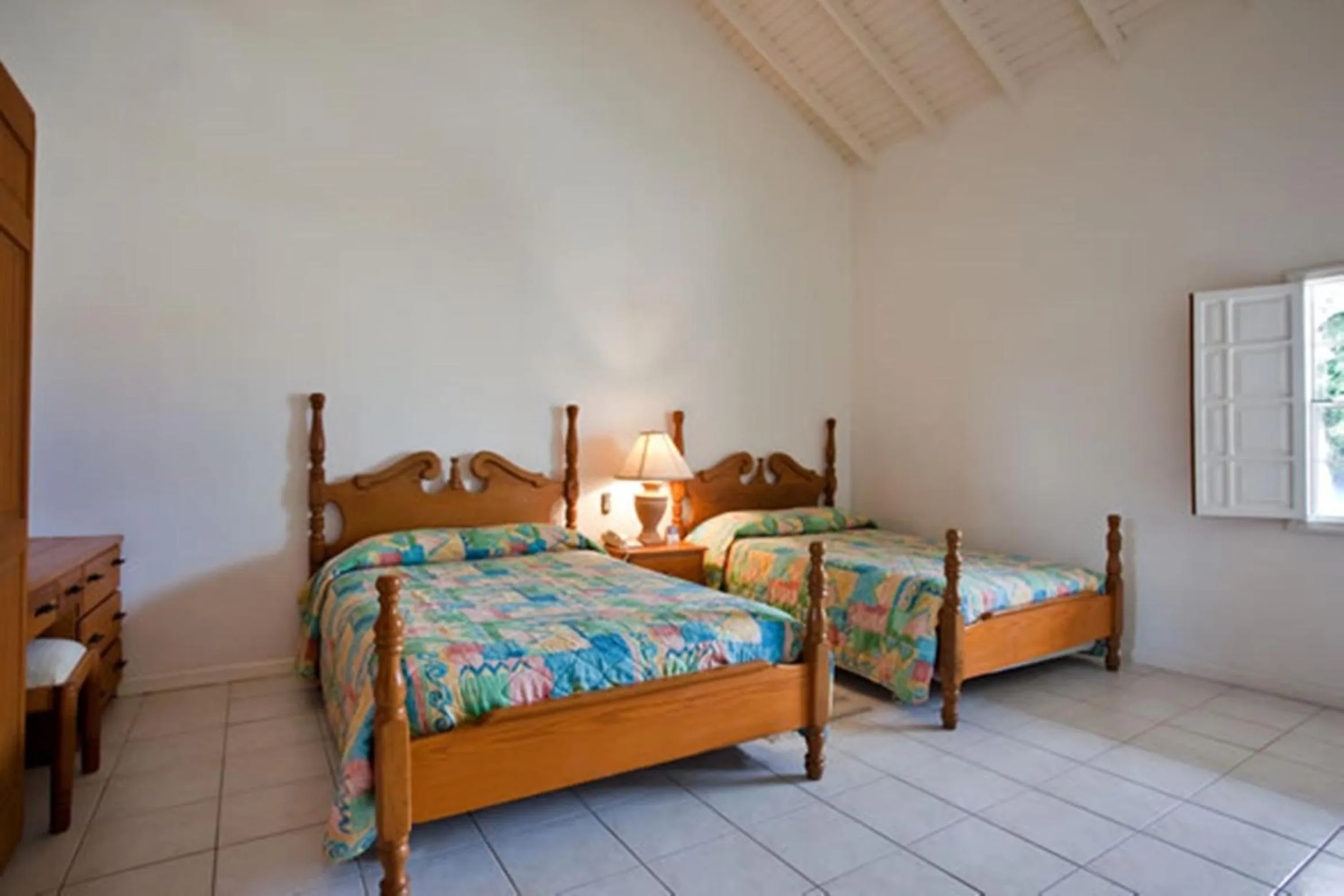 Bedroom, Bed in Villa Beach Cottages