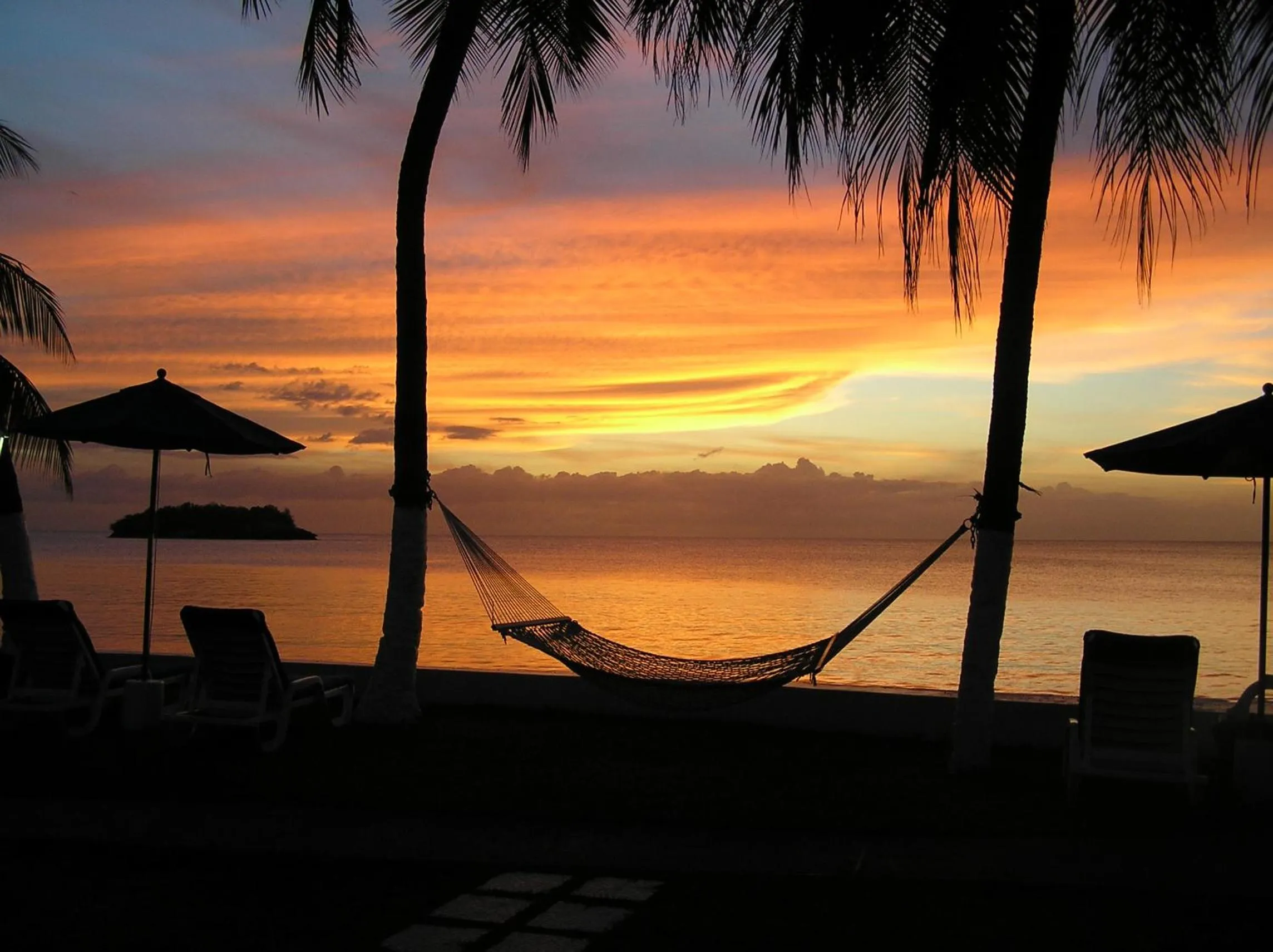 Sea view in Villa Beach Cottages