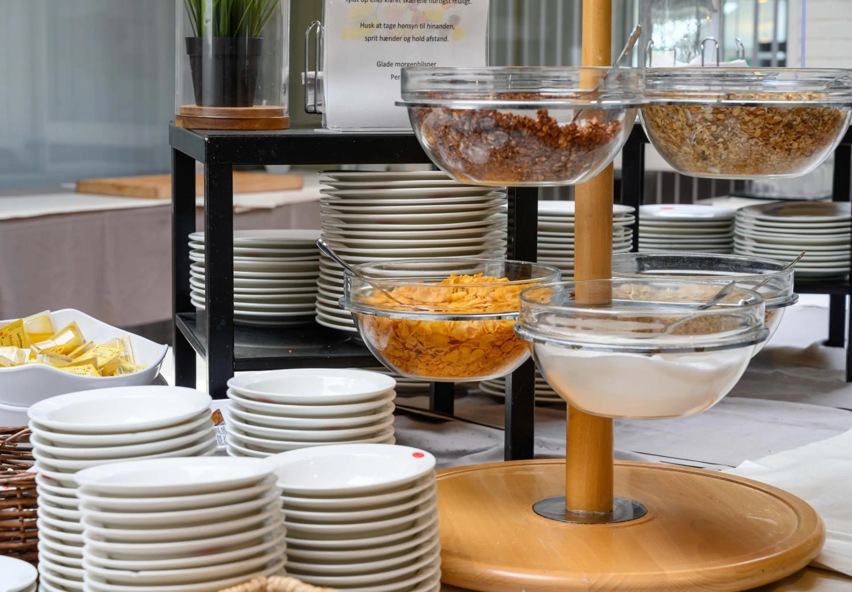 Buffet breakfast in Hotel Menstrup Kro