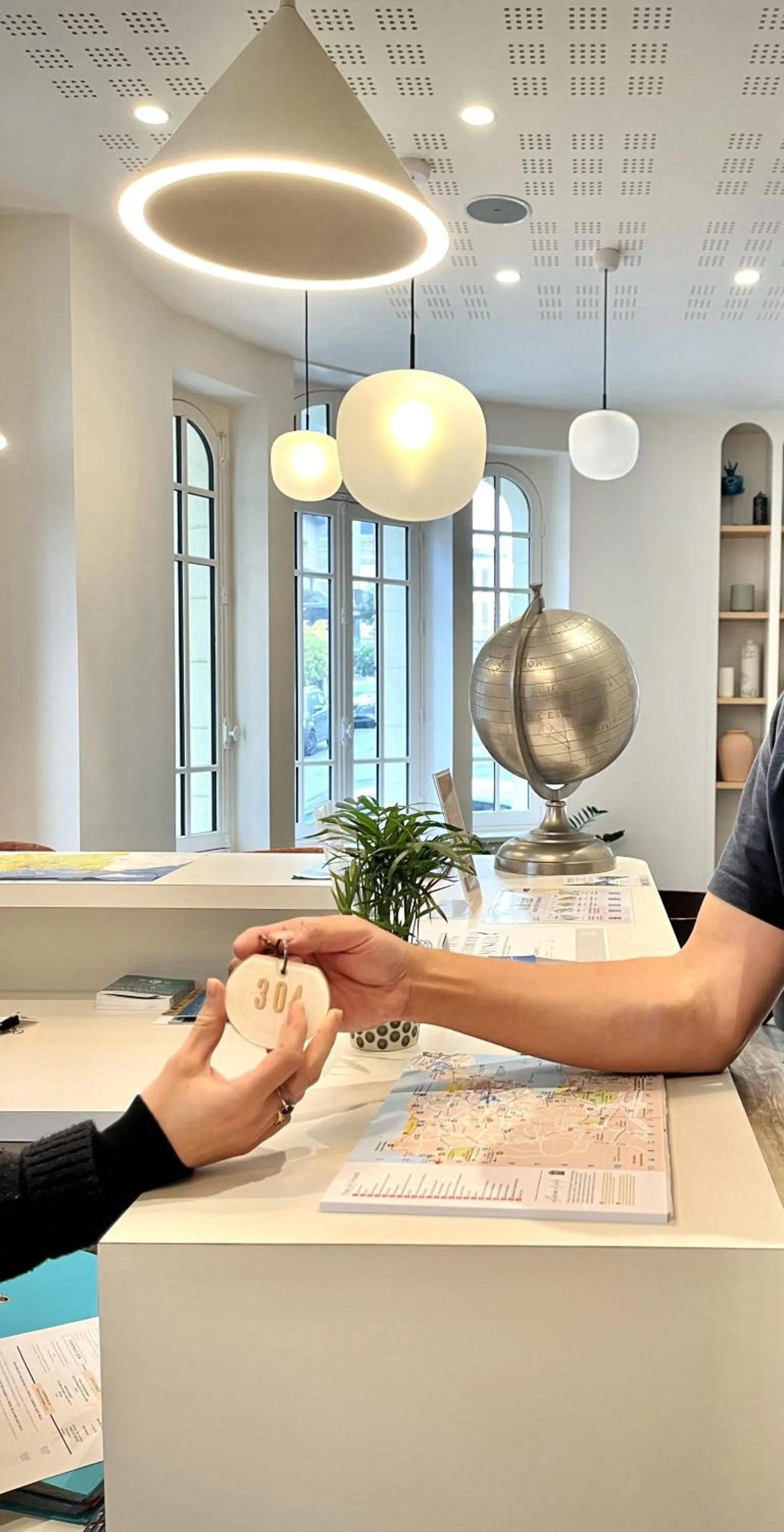 Lobby or reception in Hotel Balmoral Dinard